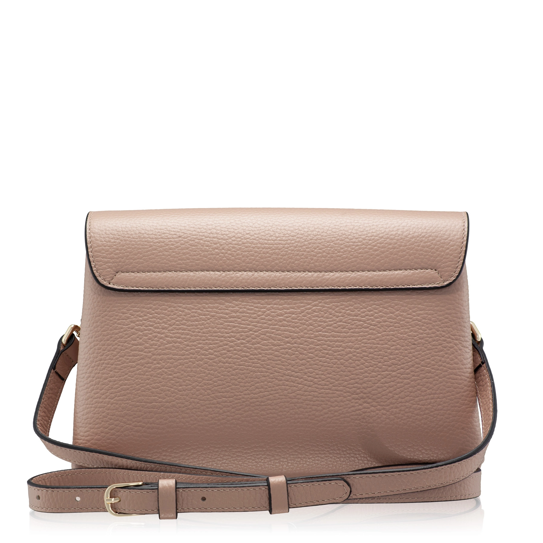 Women Leather Shoulder Bag GENNA 01 BOTTALATO NUDE