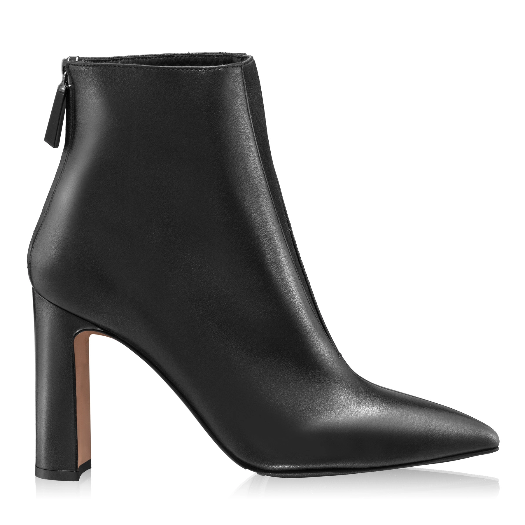 Leather Ankle Boots 7871 Vitello Black