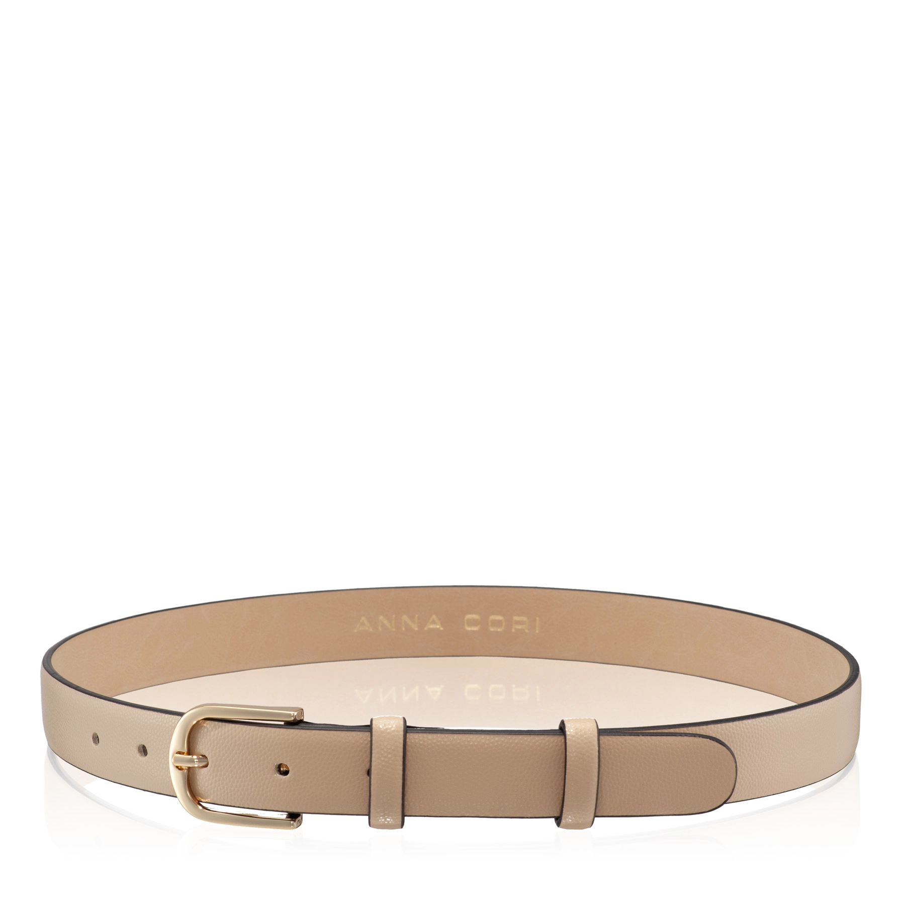 Women Leather Belt 59 VIT STAMP NUDE