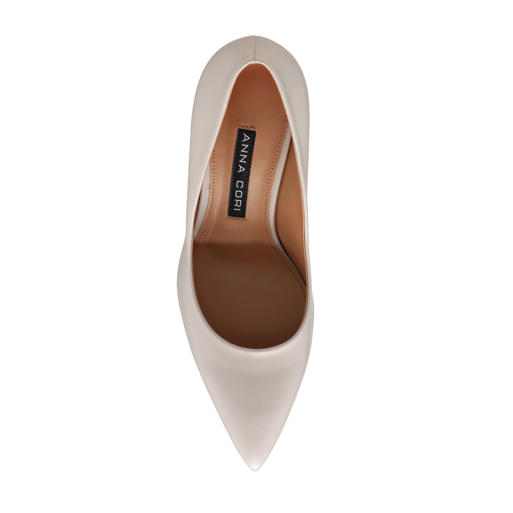 High-heel Pointed Toe Pumps 8026 Vitello Panna
