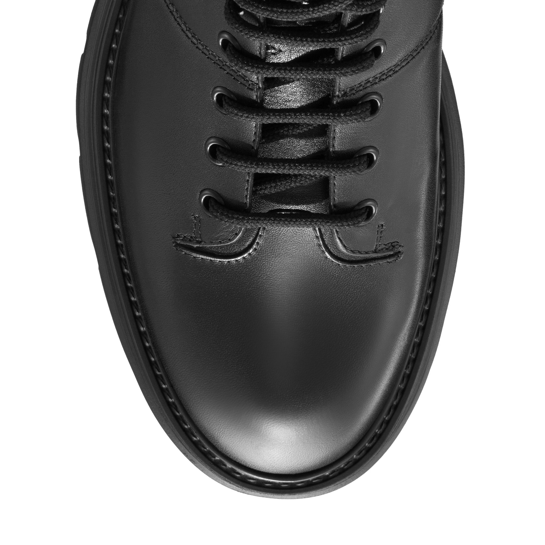 Men Leather Casual Boots 7694 Vitello Black