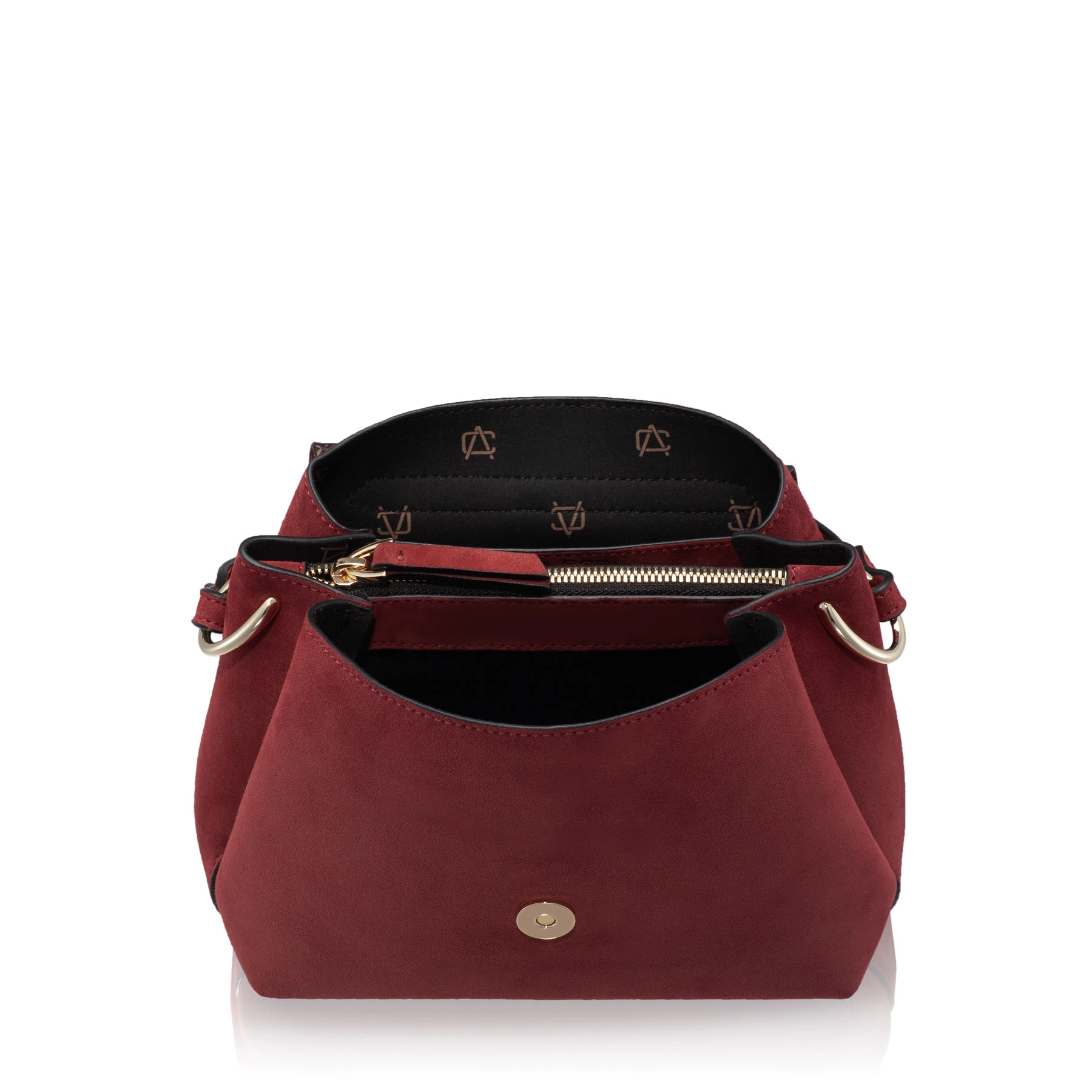 Women Leather Hand Bag CAYA 01 CAMOSCIO BORDO