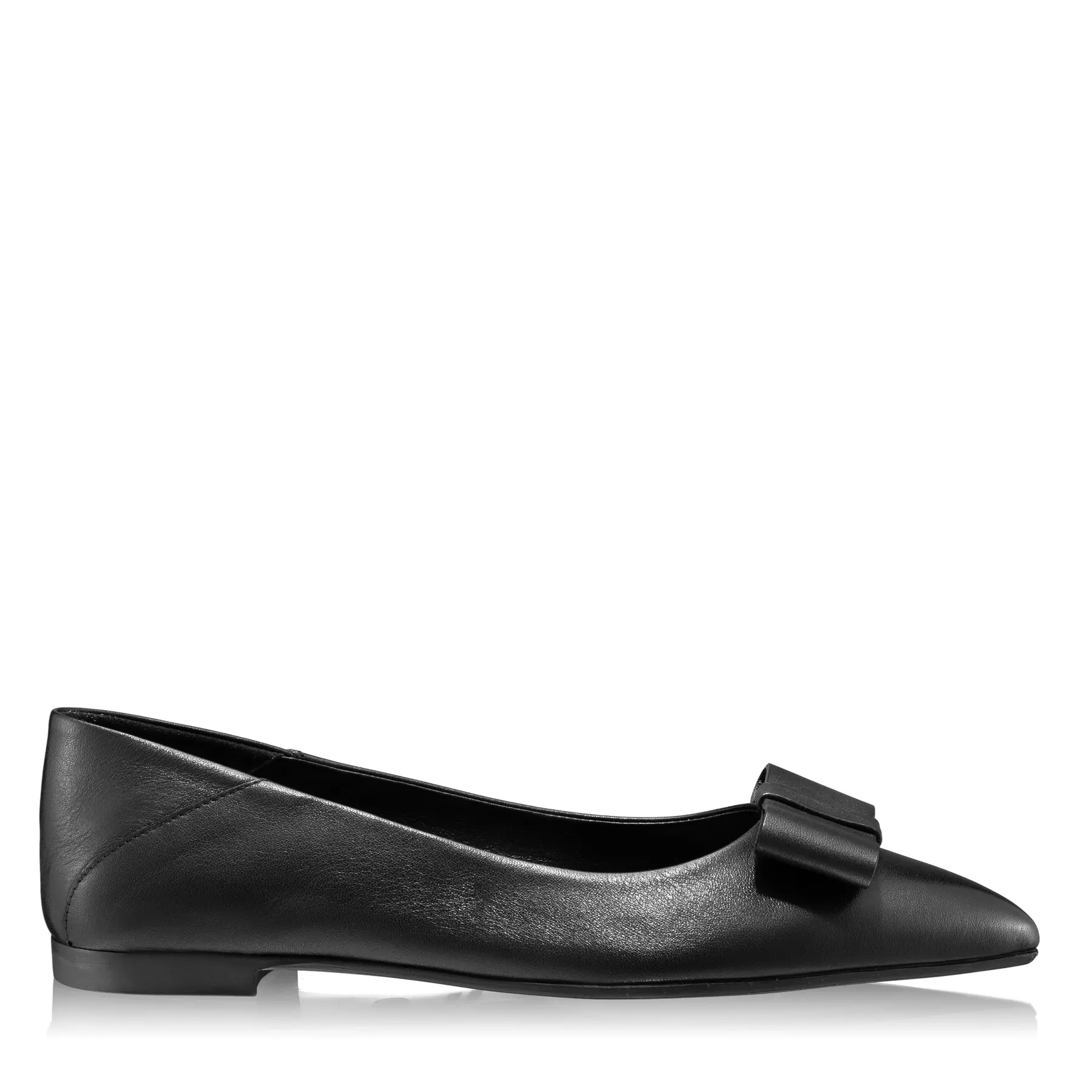 Women Ballerina Flats 7518 Vitello Black