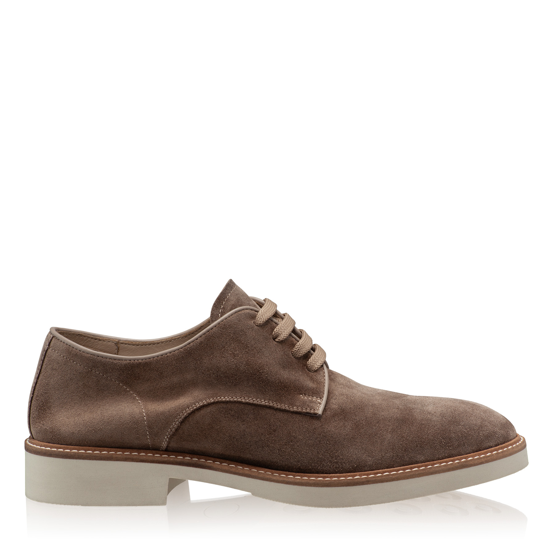 Men Suede Leather Loafers 7613 Crosta Taupe