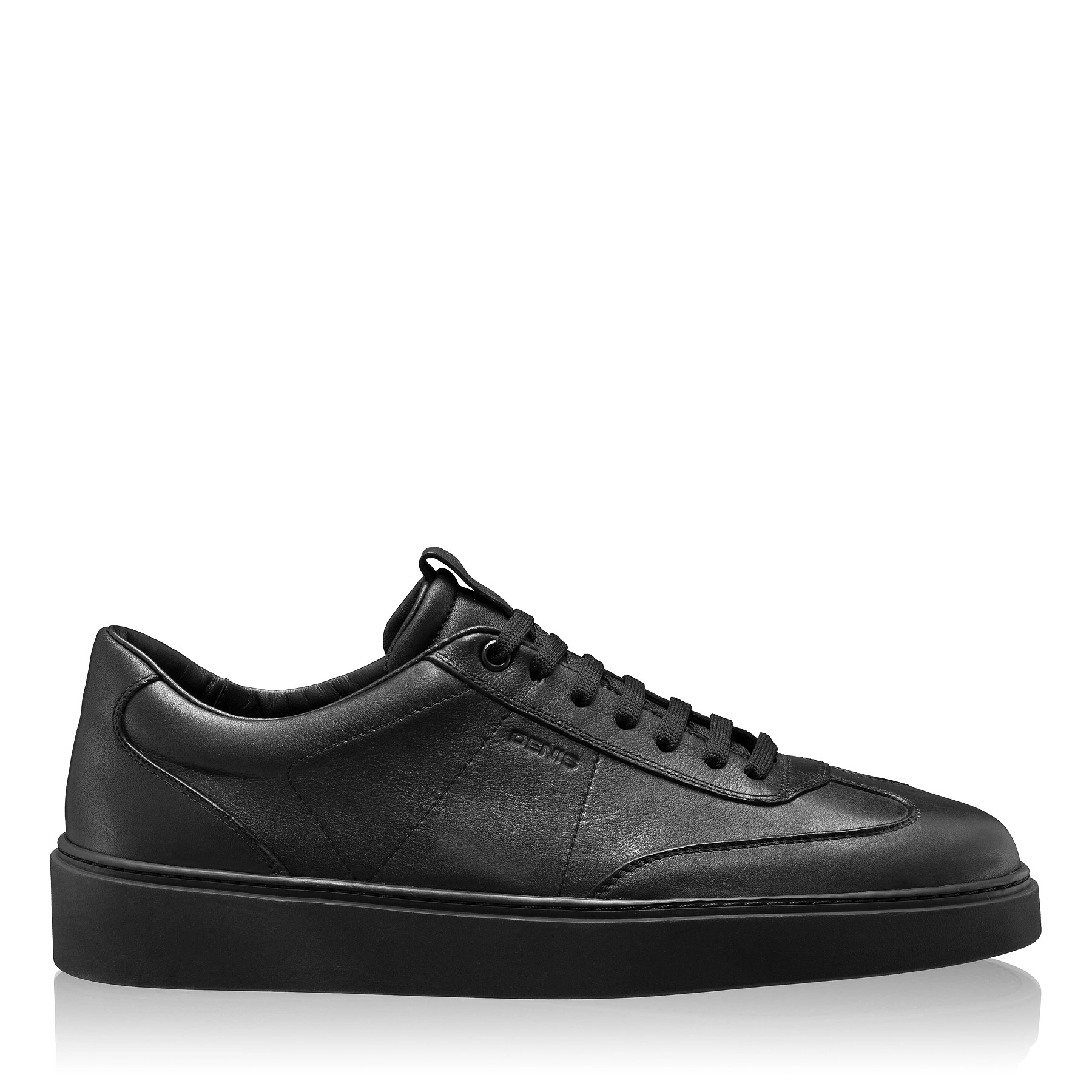 Men Leather Sport Shoes 7610 Bottalato Black
