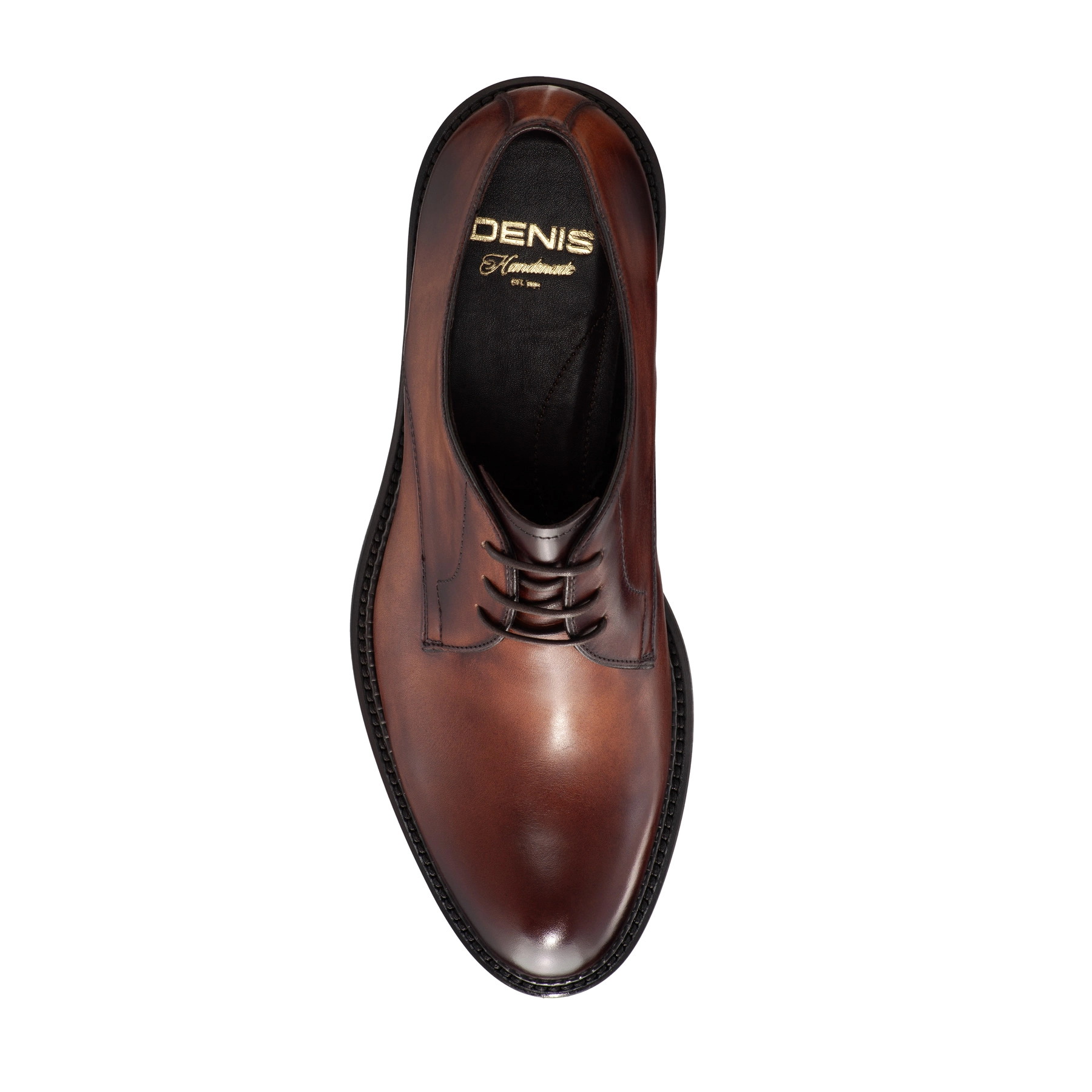 Men Genuine Leather Shoes 7036 Vitello Maro