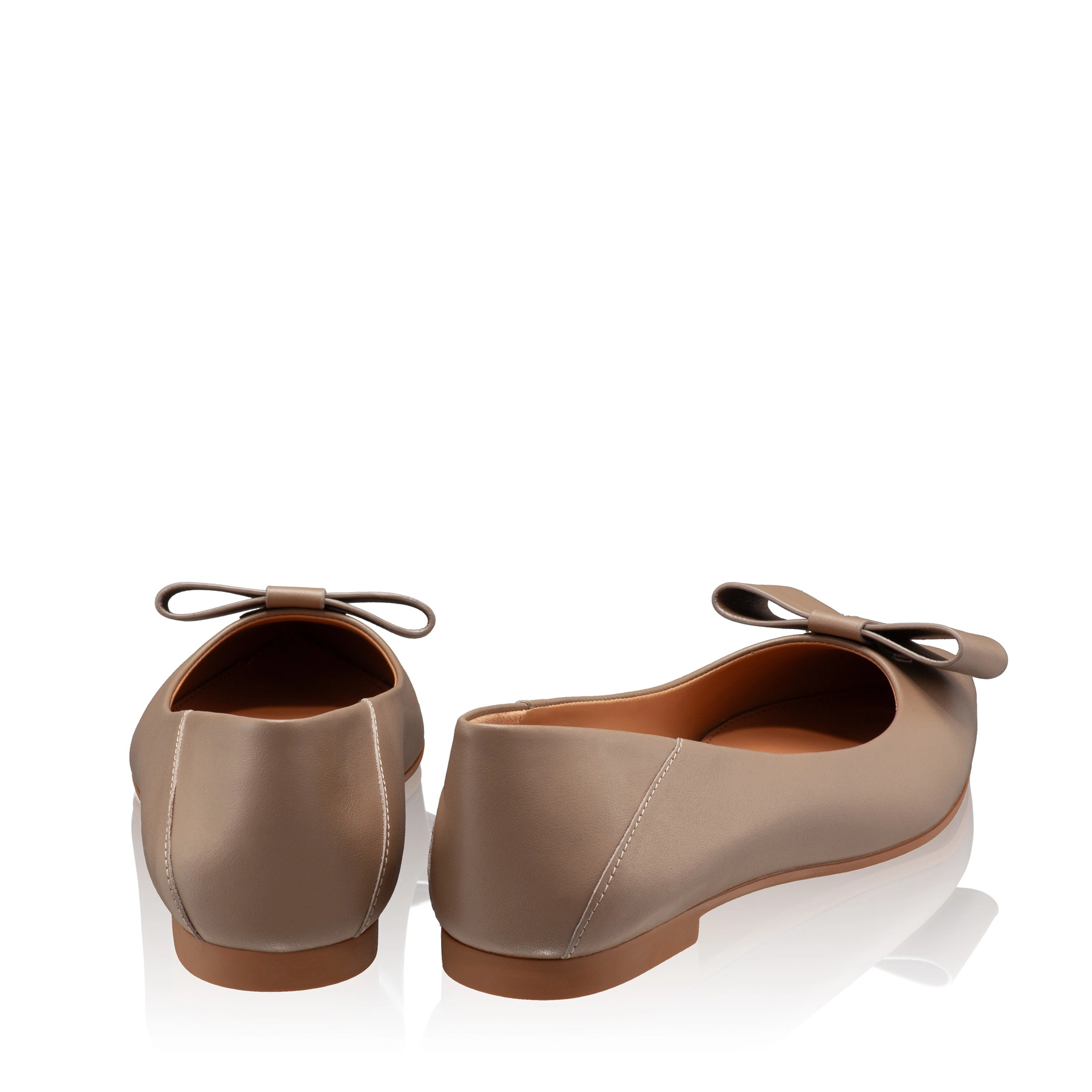Women Casual Leather Shoes 7518 Vitello Taupe