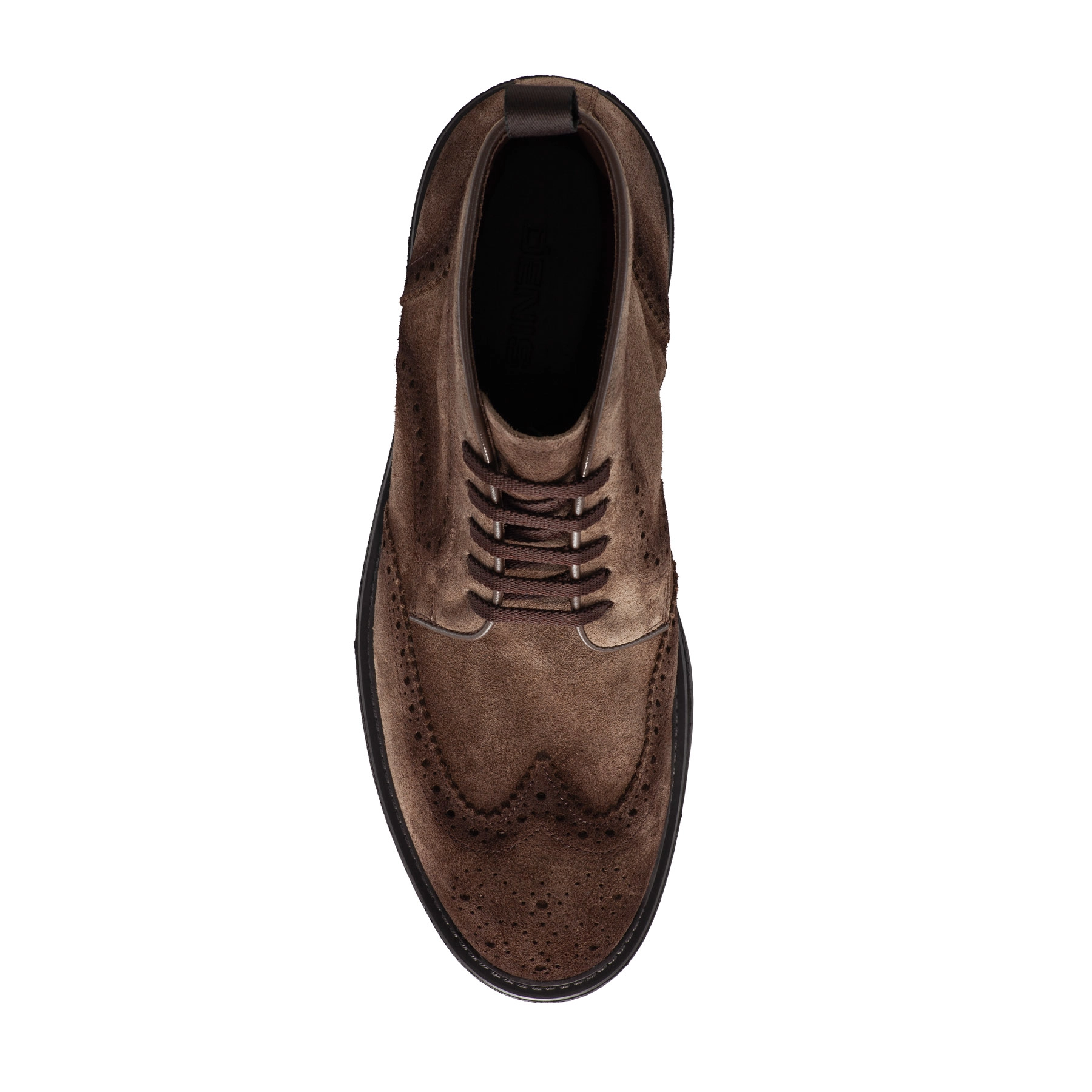 Men Suede Leather Boots 7742 Crosta Taupe