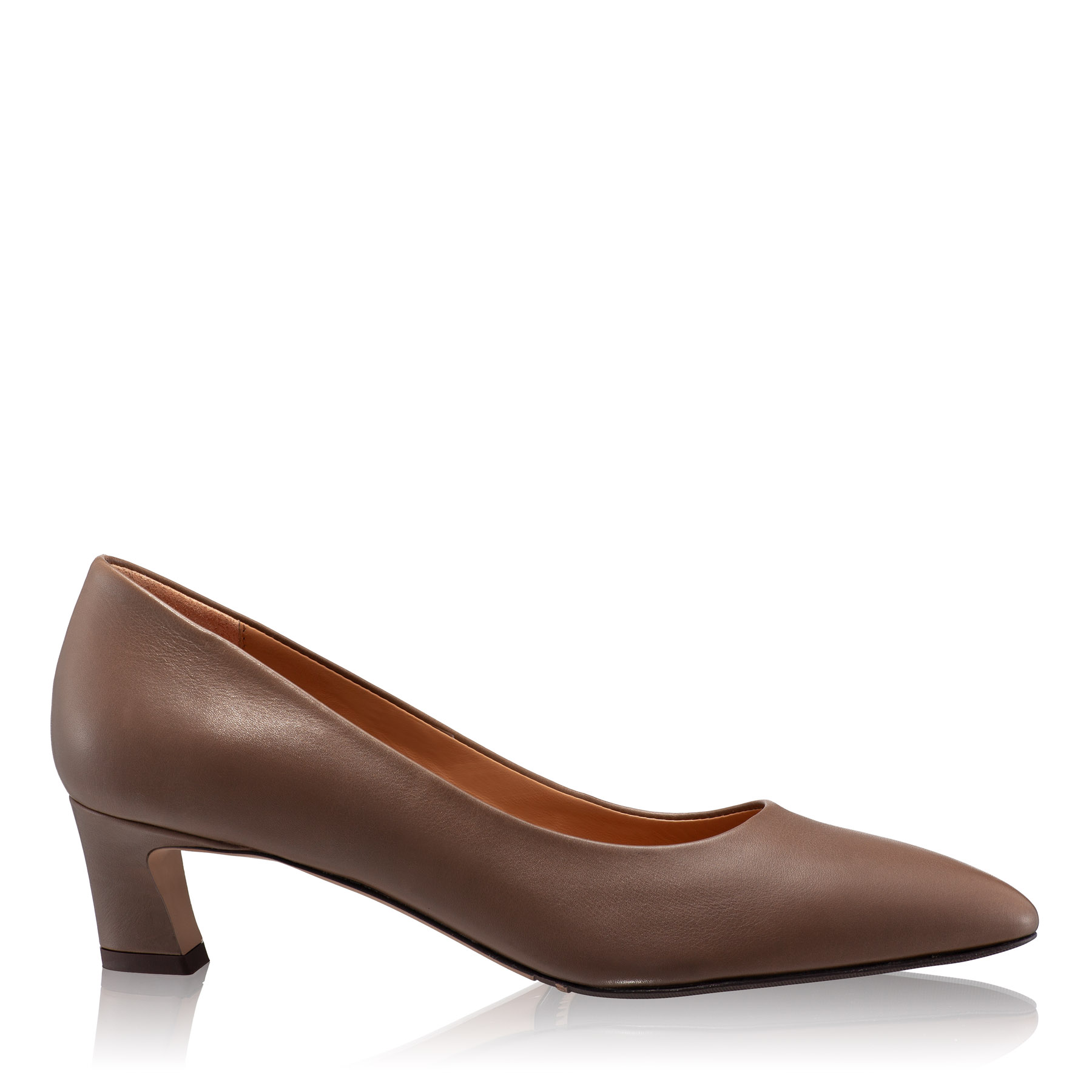 Mid-heel Pointed Toe Pumps 8218 Vitello Palude