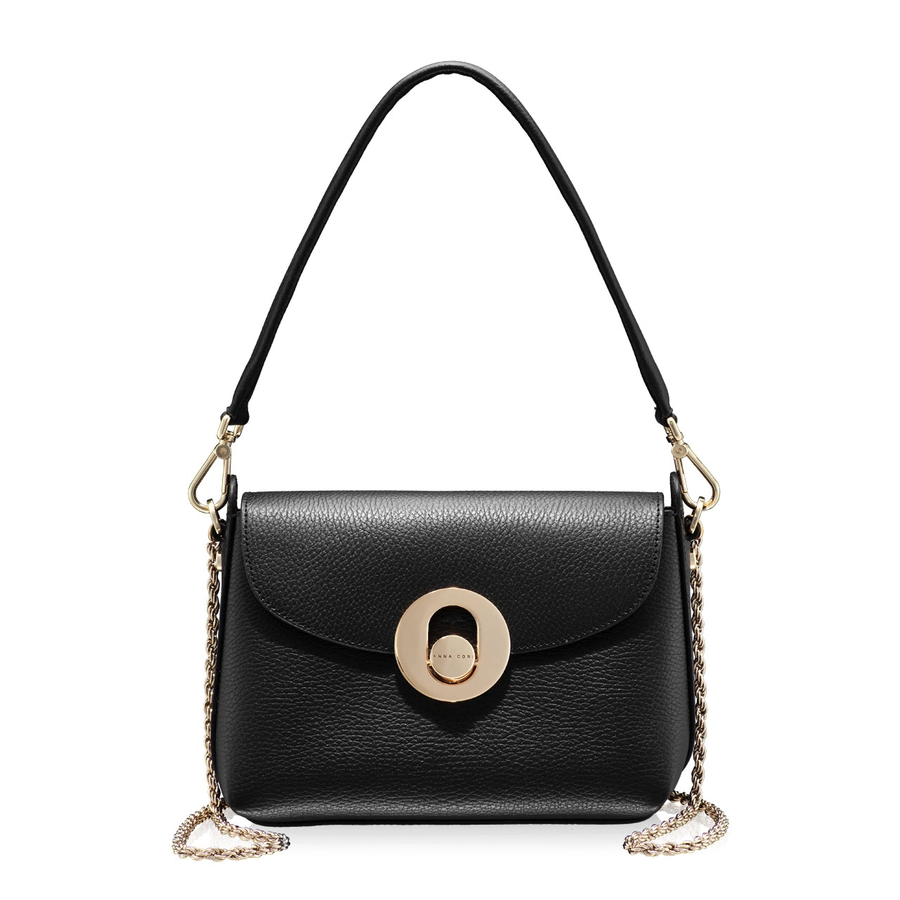 Women Shoulder Bag KARMA BOTTALATO BLACK