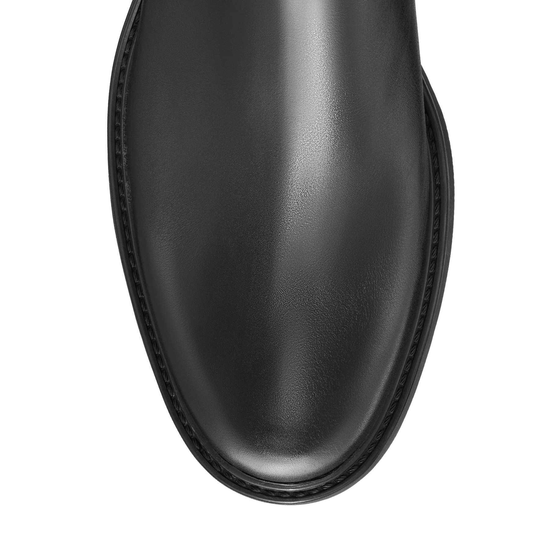 Men Leather Casual Boots 7691 Vitello Black