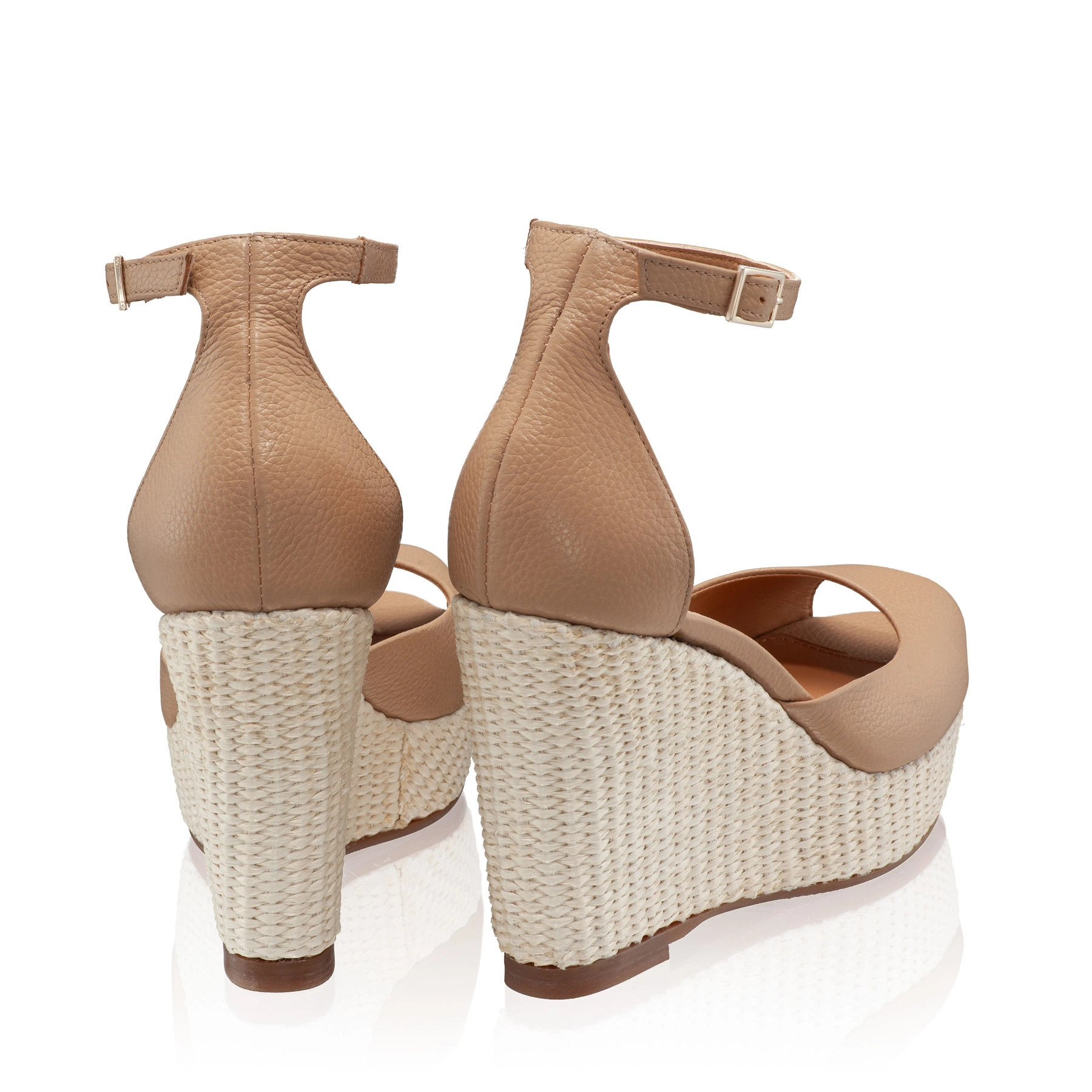 Women's Leather Sandals 8048 Bottalato Cappuccino
