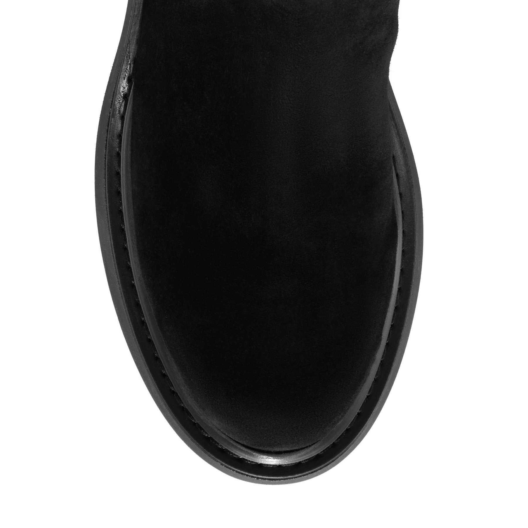 Women Suede Leather Boots 7936 Camoscio Black