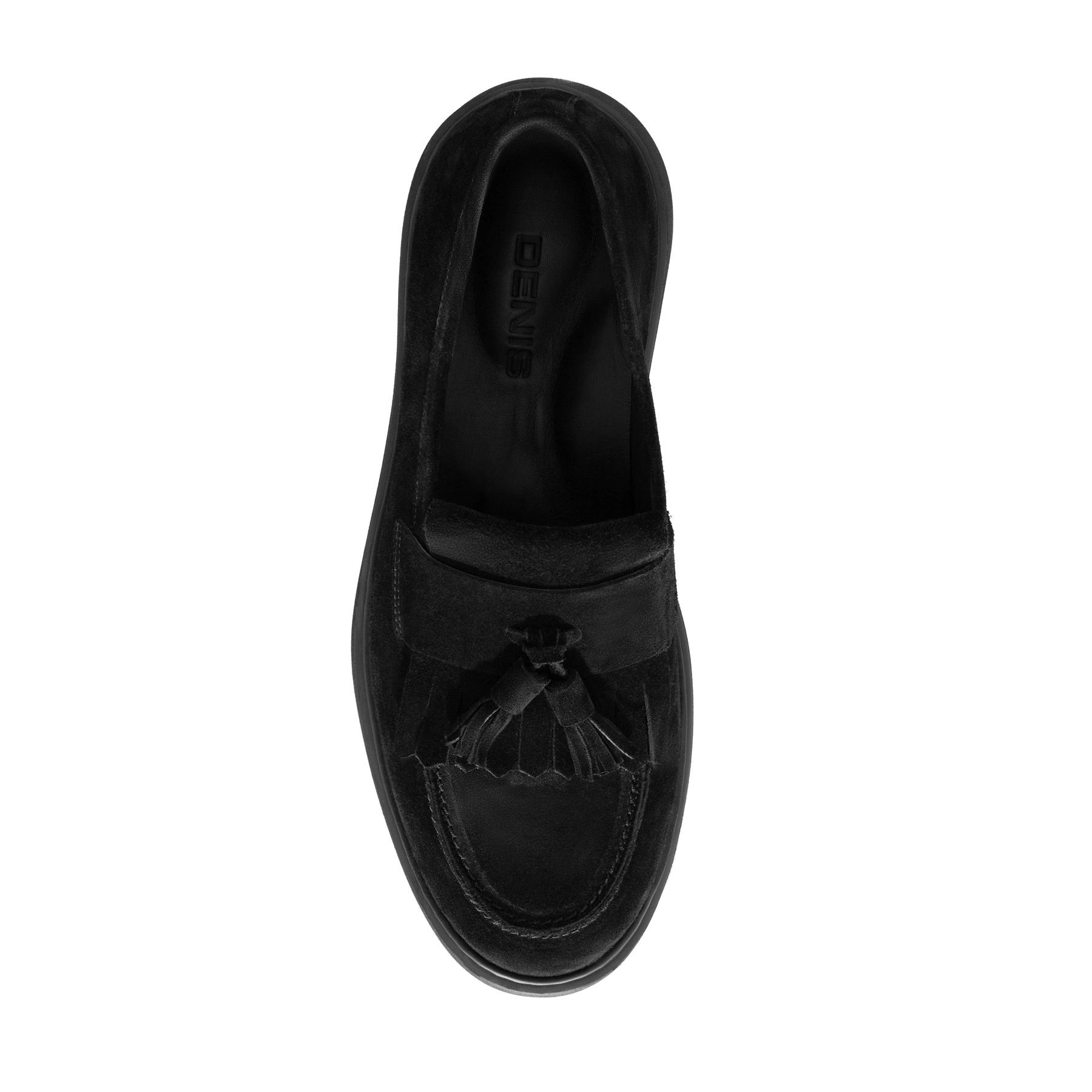 Men Genuine Leather Loafers 7685 Crosta Black