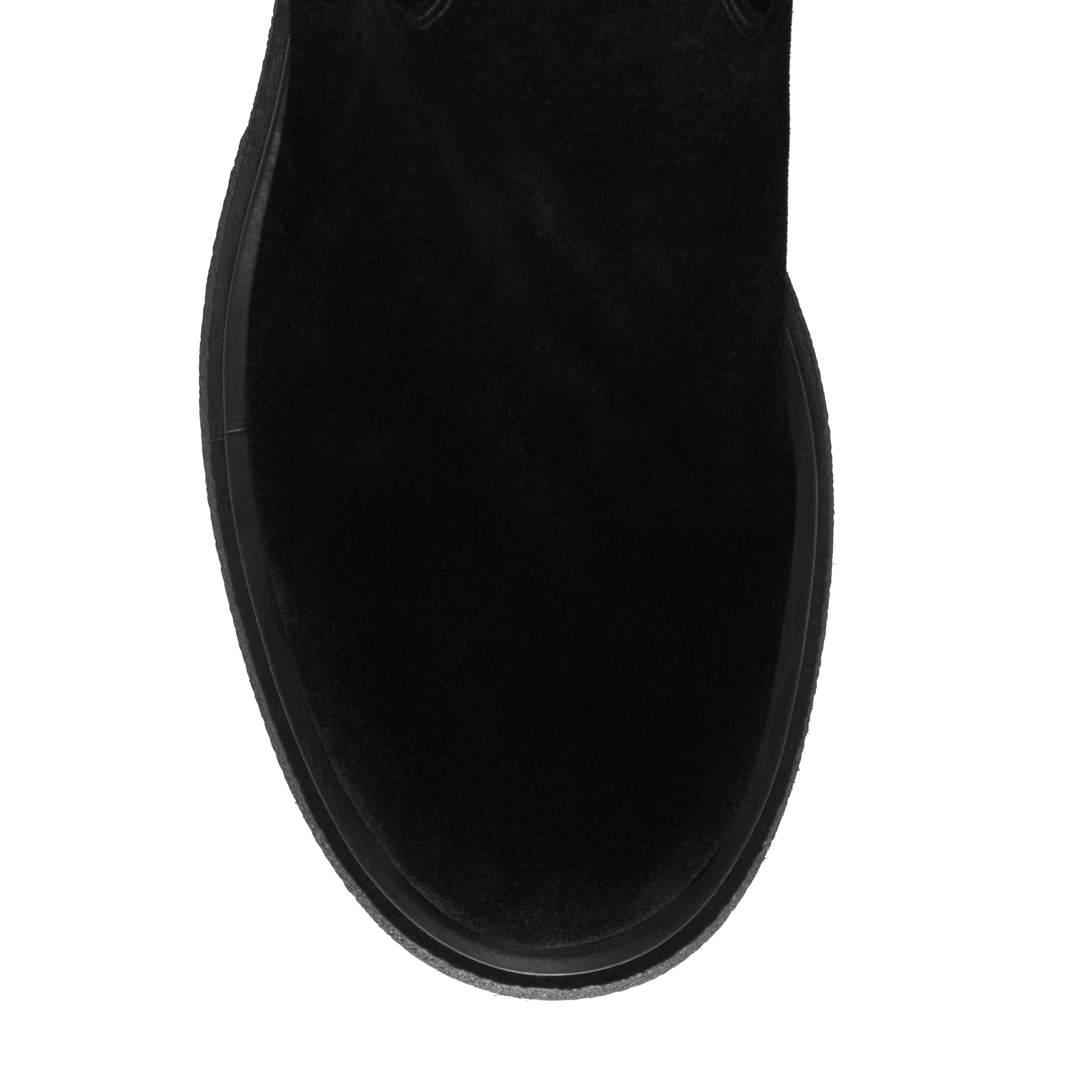 Women Suede Leather Boots 7937 Camoscio Black