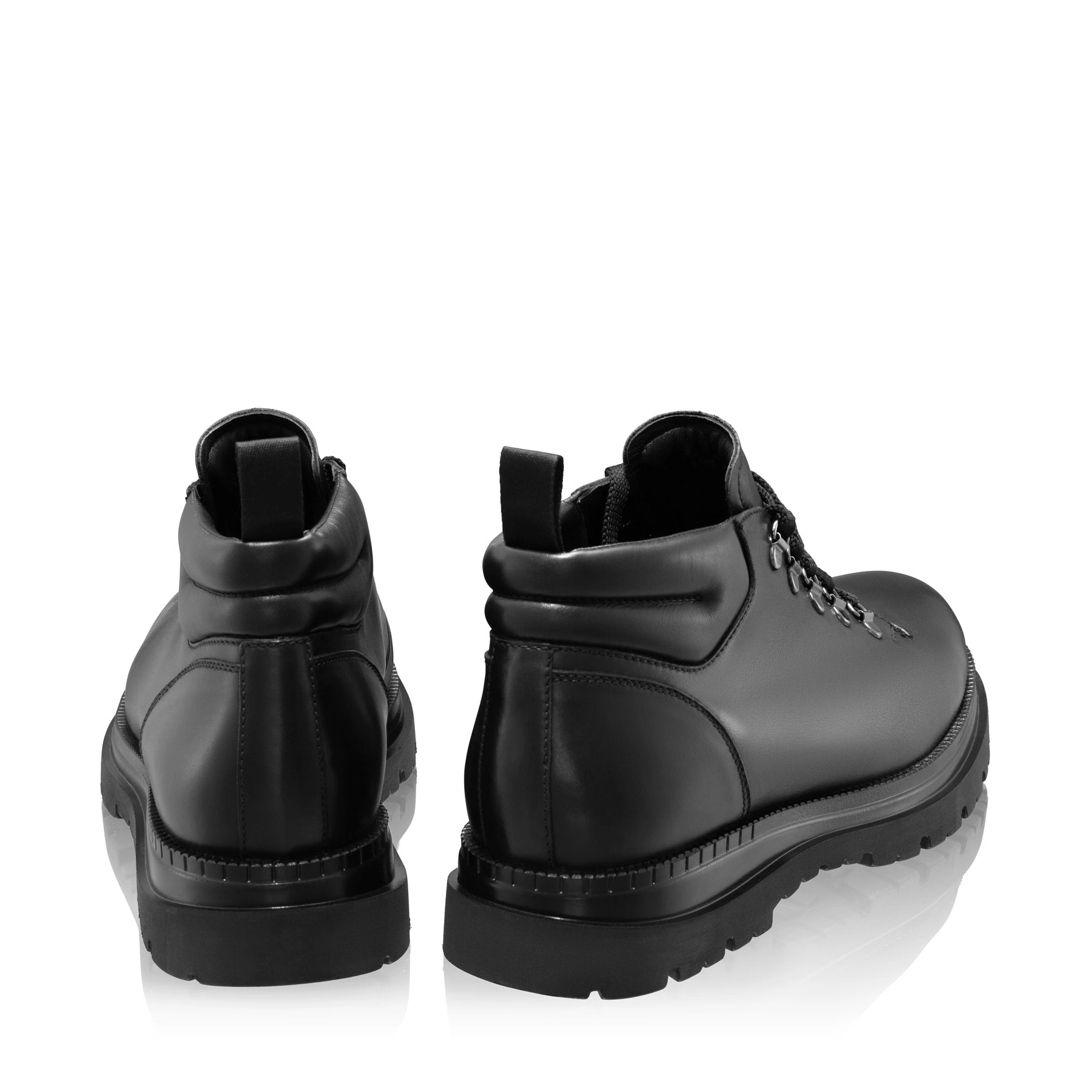 Men Leather Boots 7748 Vitello Black