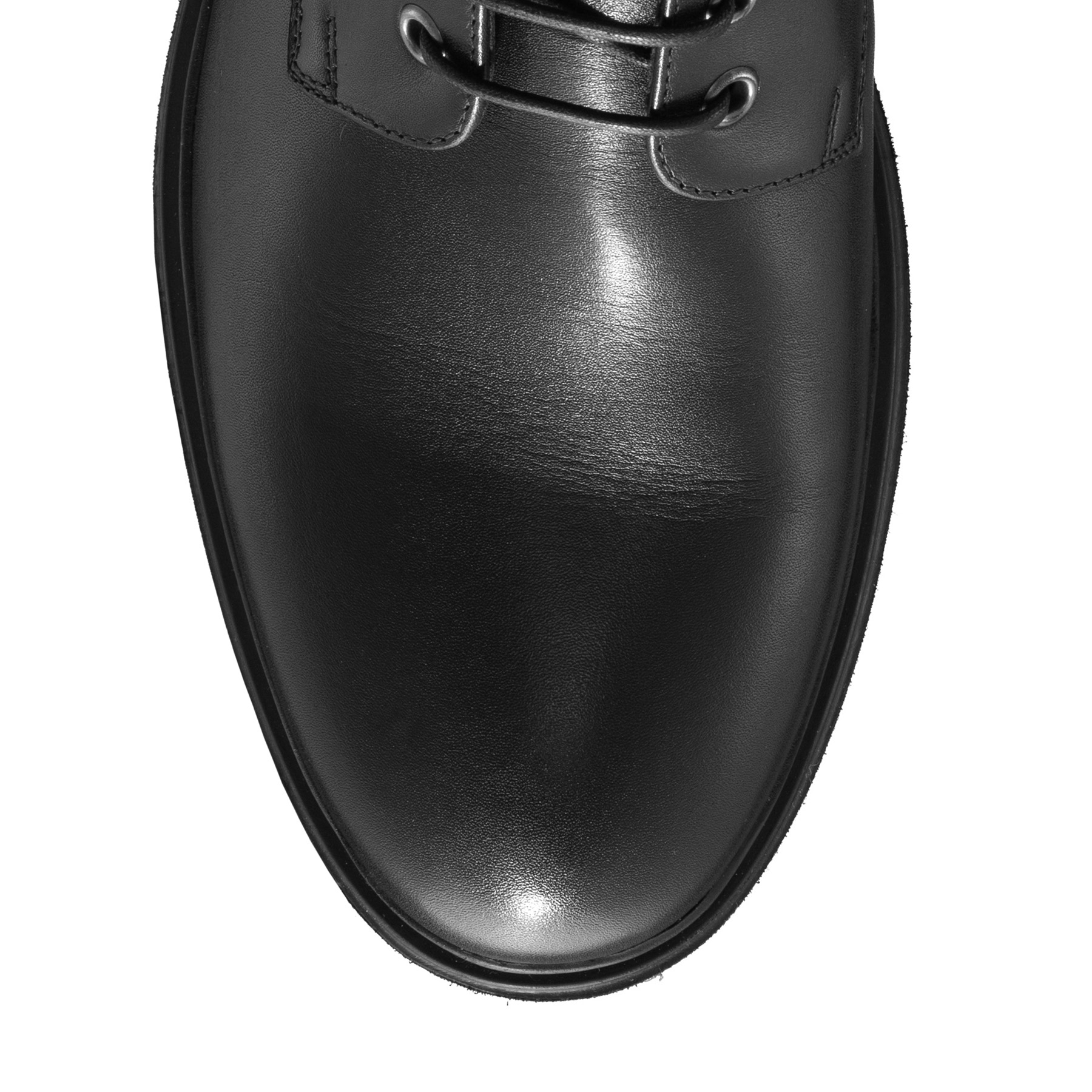 Men Genuine Leather Casual Boots 7332 Vitello Black