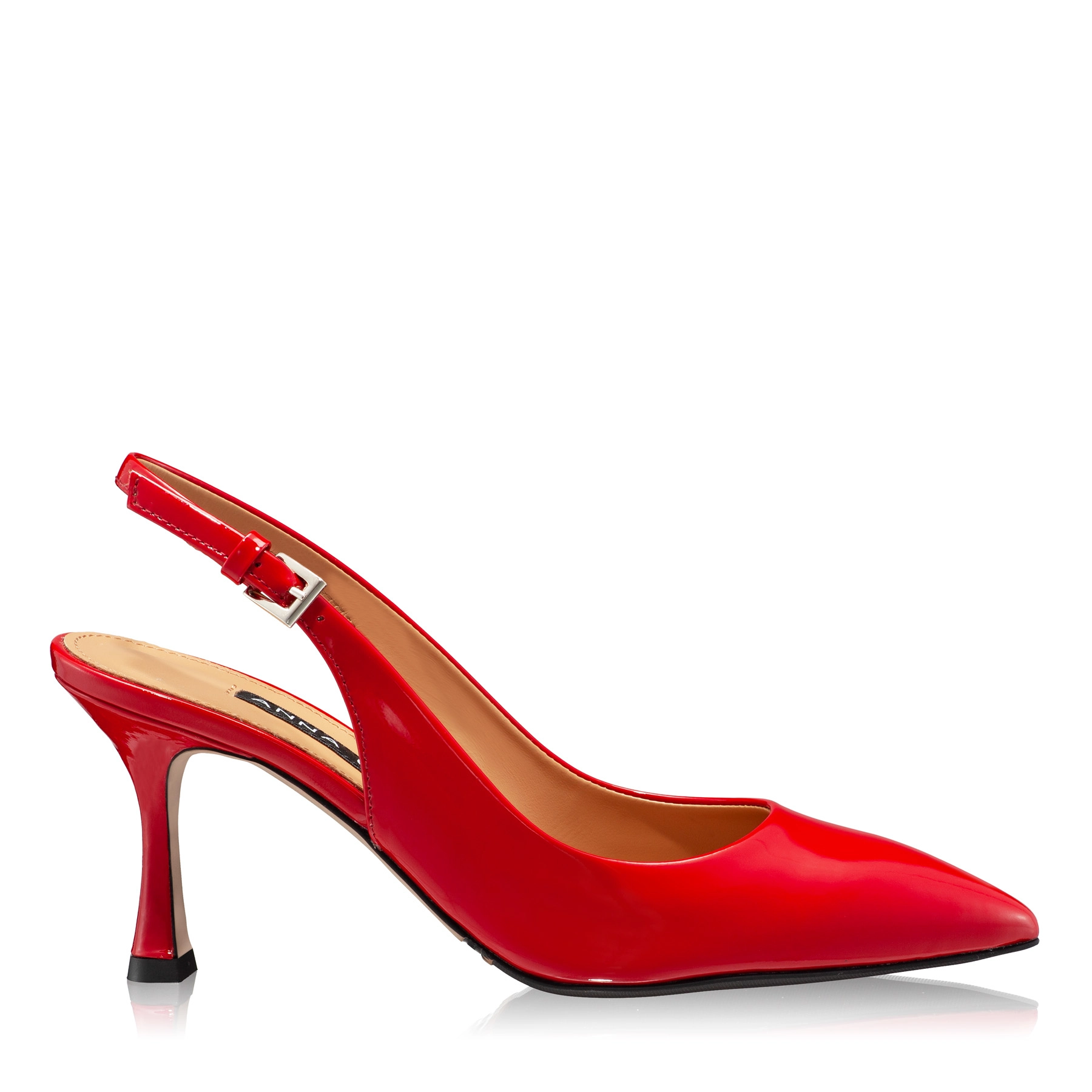 Mid-heel Slingback Pumps 5728 Lac Red