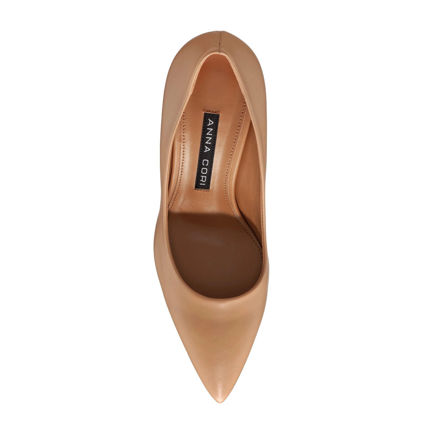 High-heel Pointed Toe Pumps 8026 Vitello Cappuccino