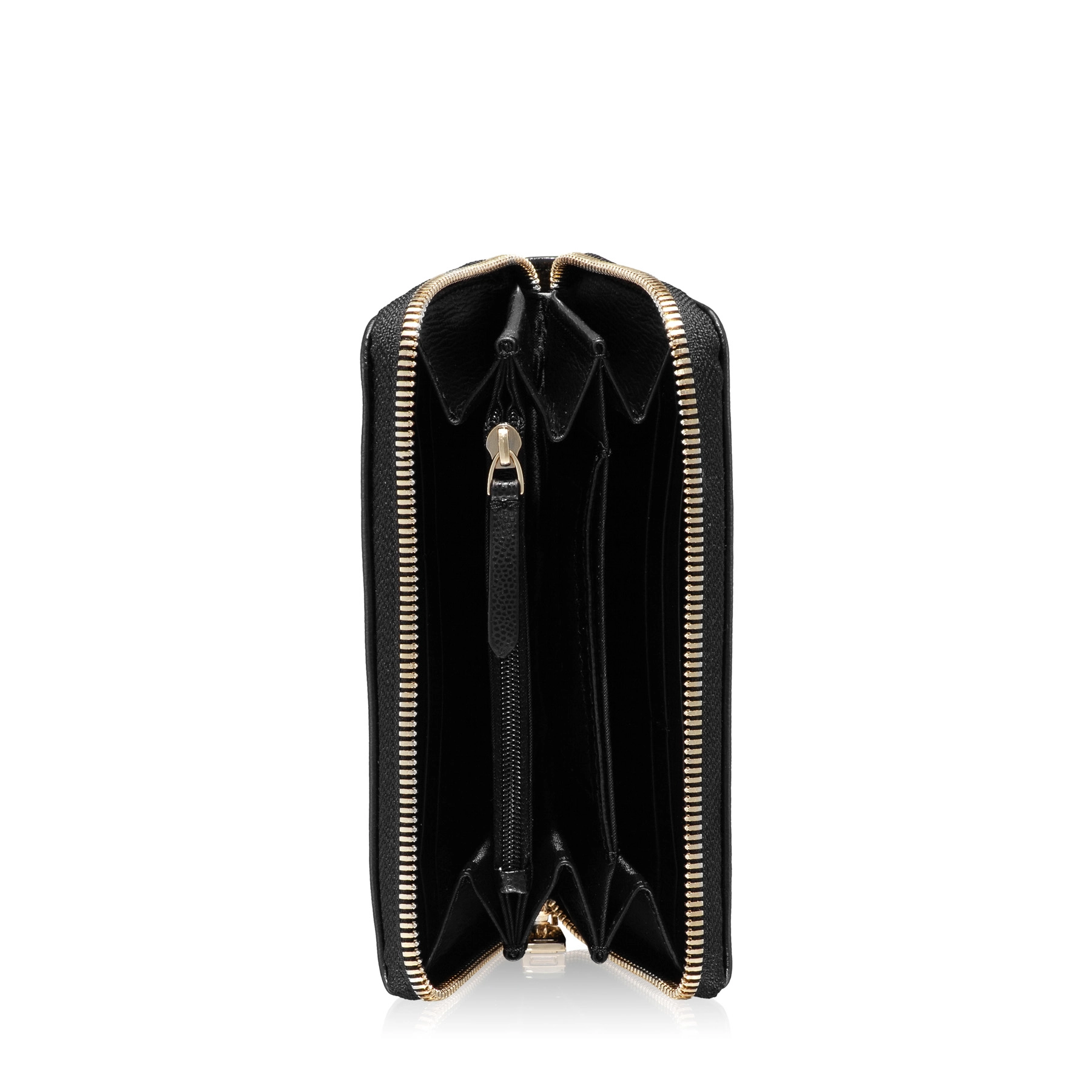 Women Leather Wallet ARIS VIT STAMP BLACK