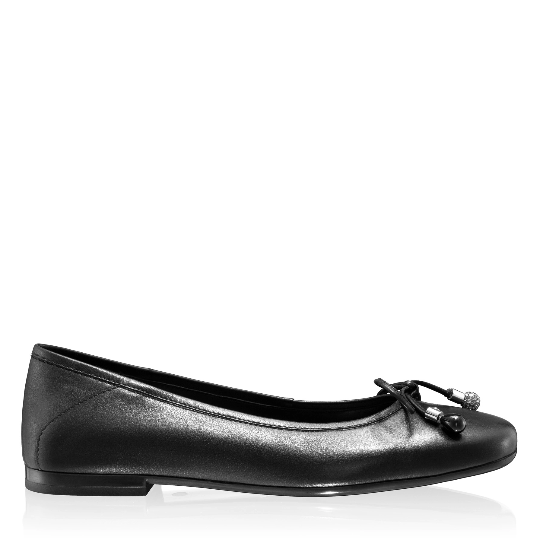 Women Ballerina Flats 8103 Vitello  Black