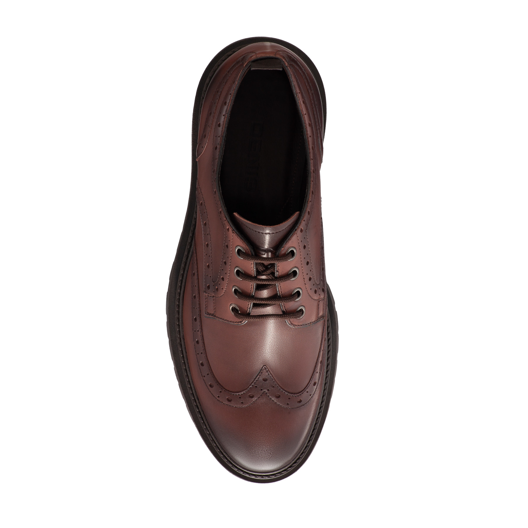 Men Leather Casual Shoes 7319 Vitello Maro