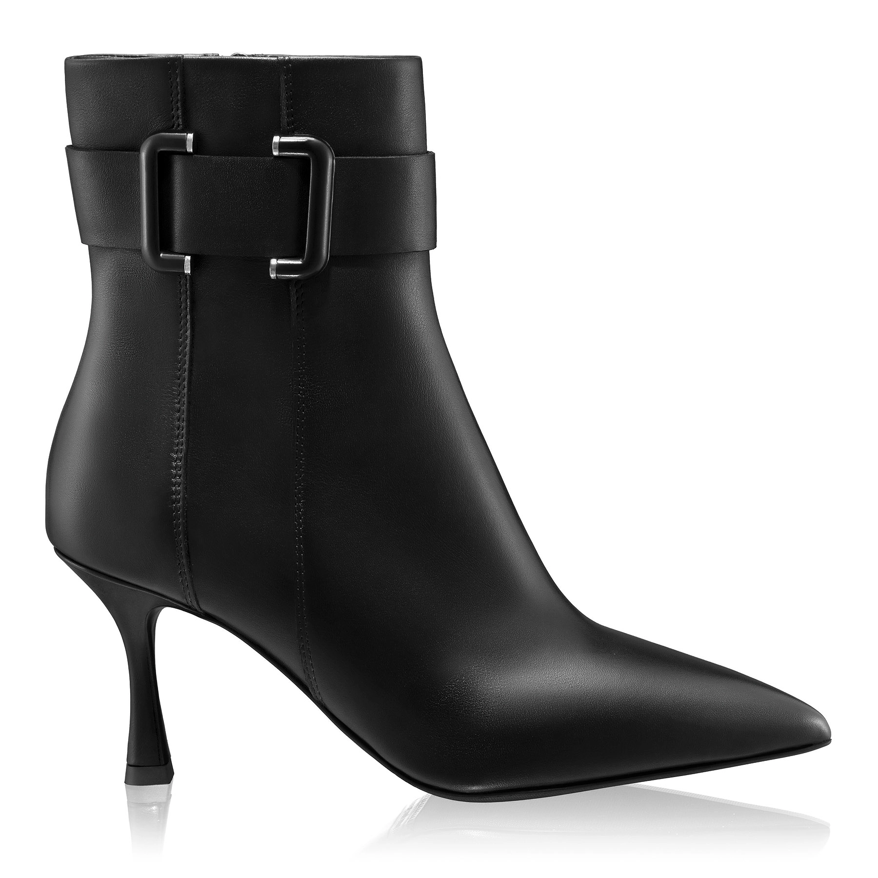 Leather Ankle Boots 8186 Vitello Black