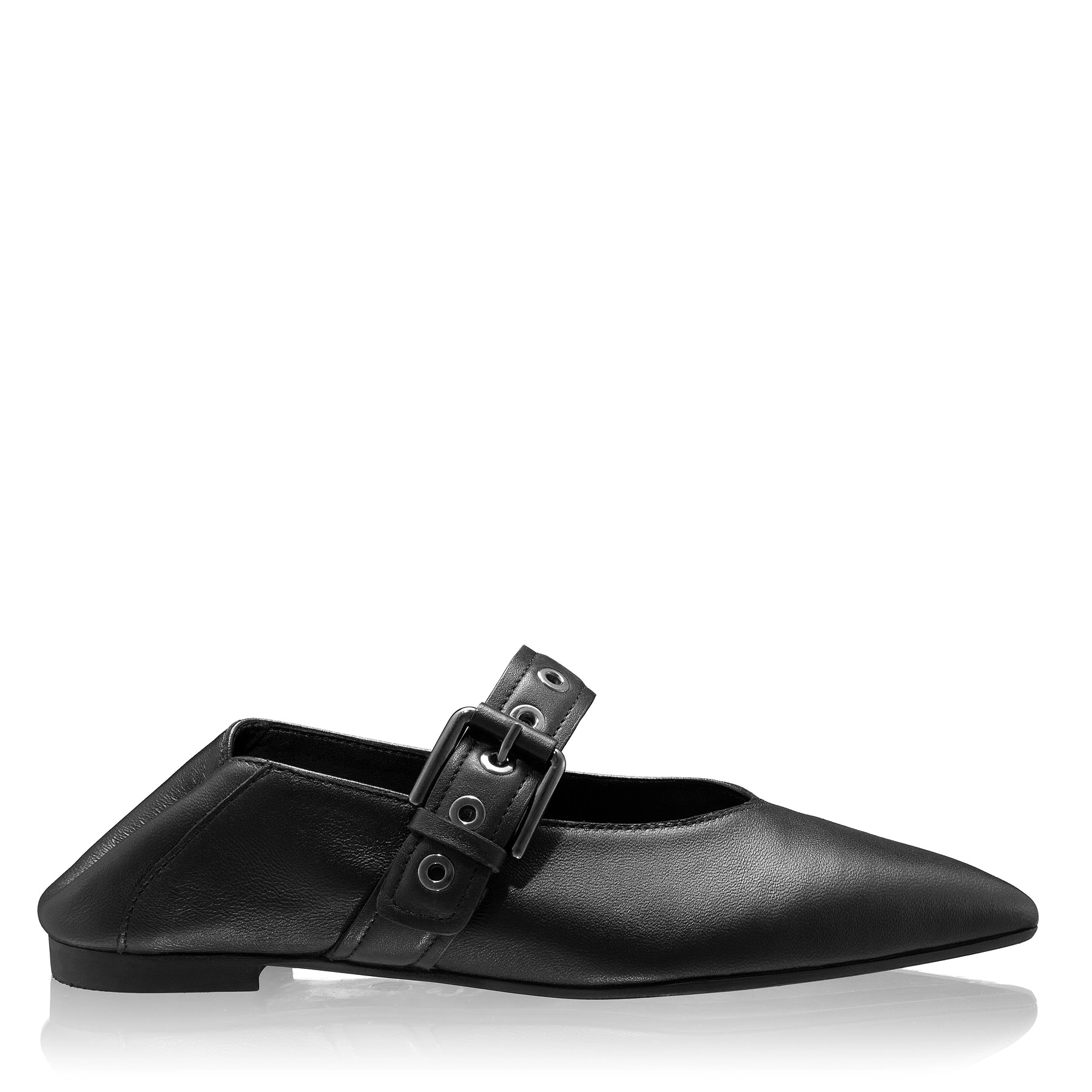 Women Ballerina Flats 8231 Vitello Black