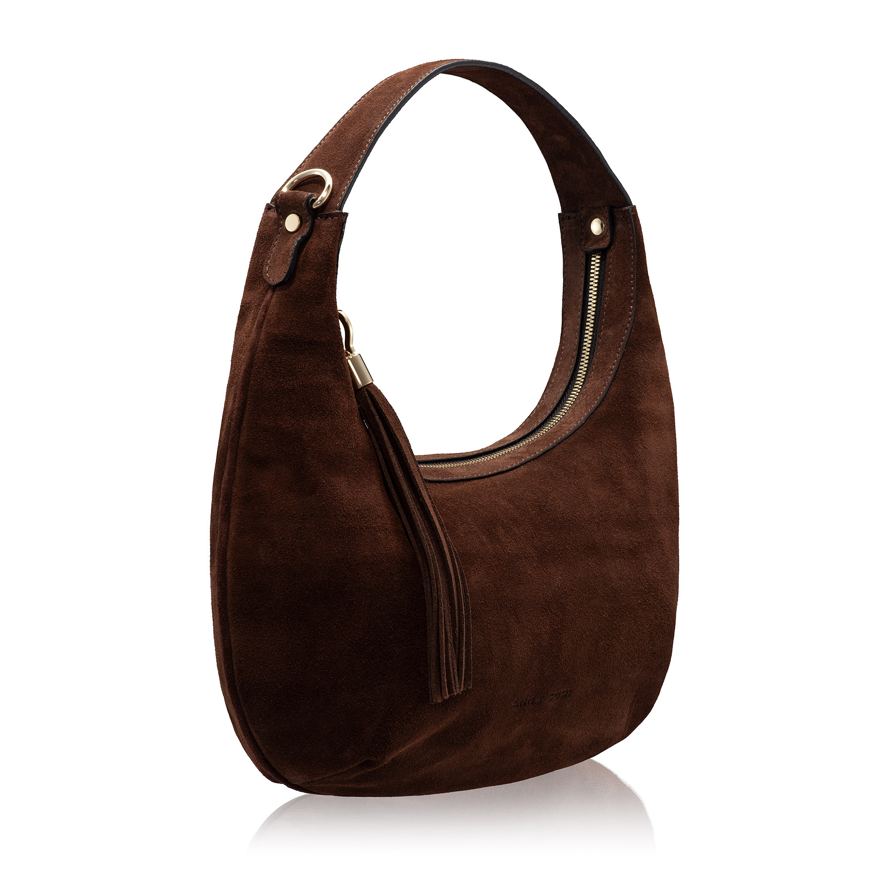Women Leather Hand Bag NORY 01 CROSTA BROWN