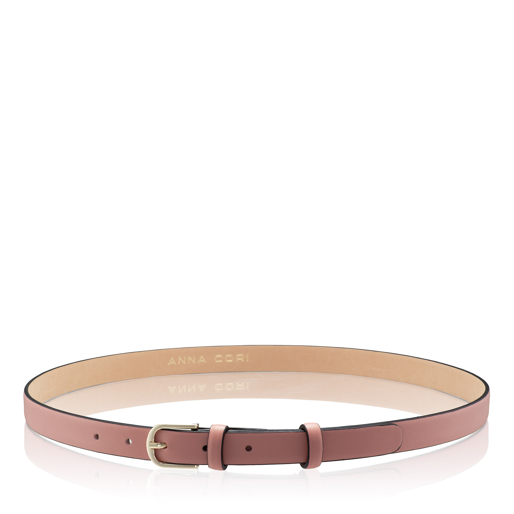 Women Leather Belt 58 VITELLO FARD