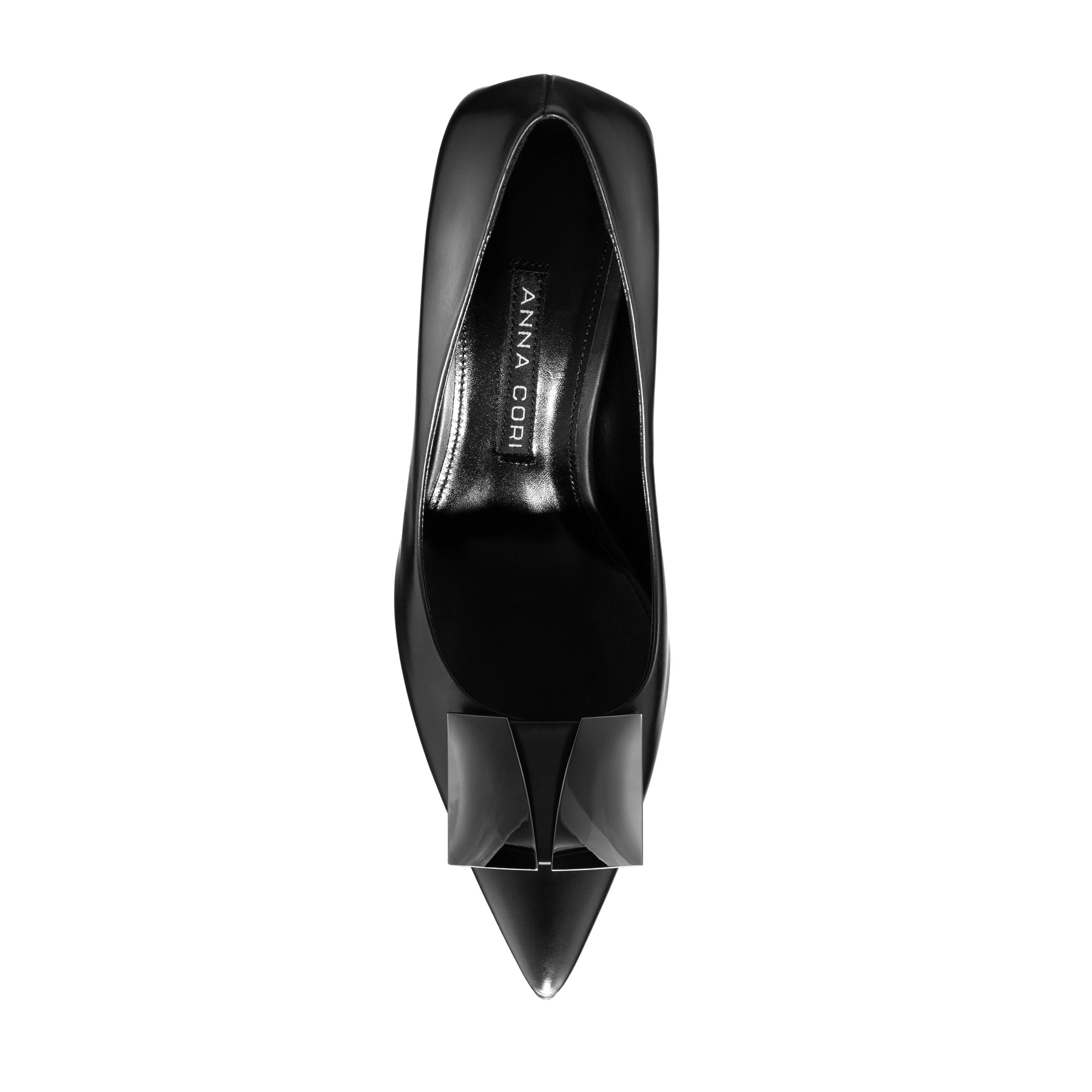 Mid-heel Leather Pumps 6149 Vitello Black