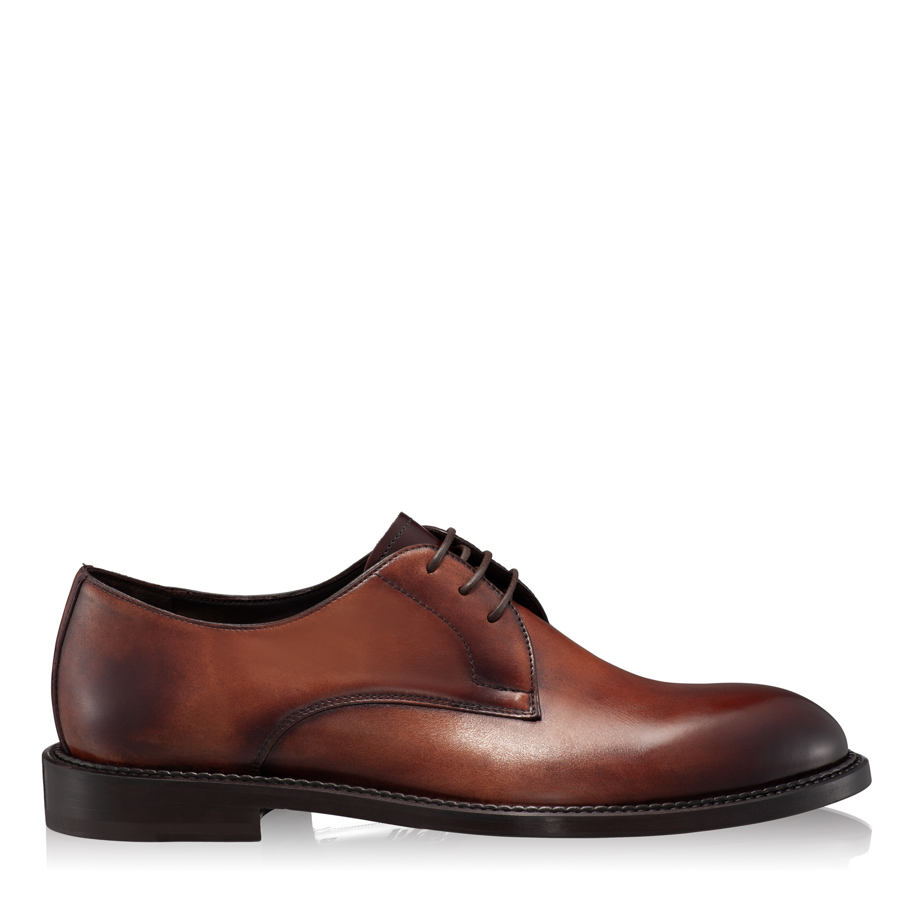 Men Genuine Leather Shoes 7036 Vitello Maro