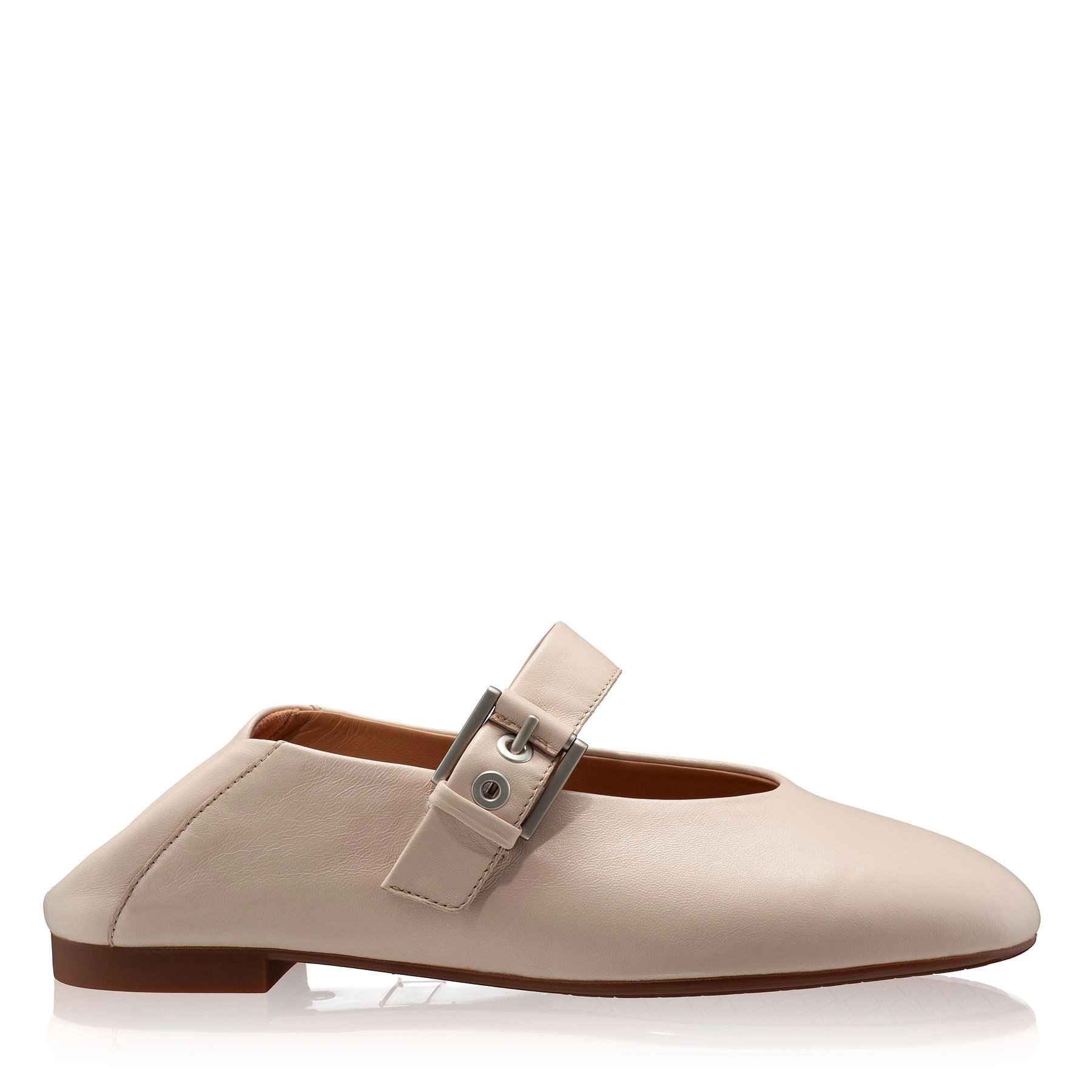 Women Ballerina Flats 7824 Nappa Beige
