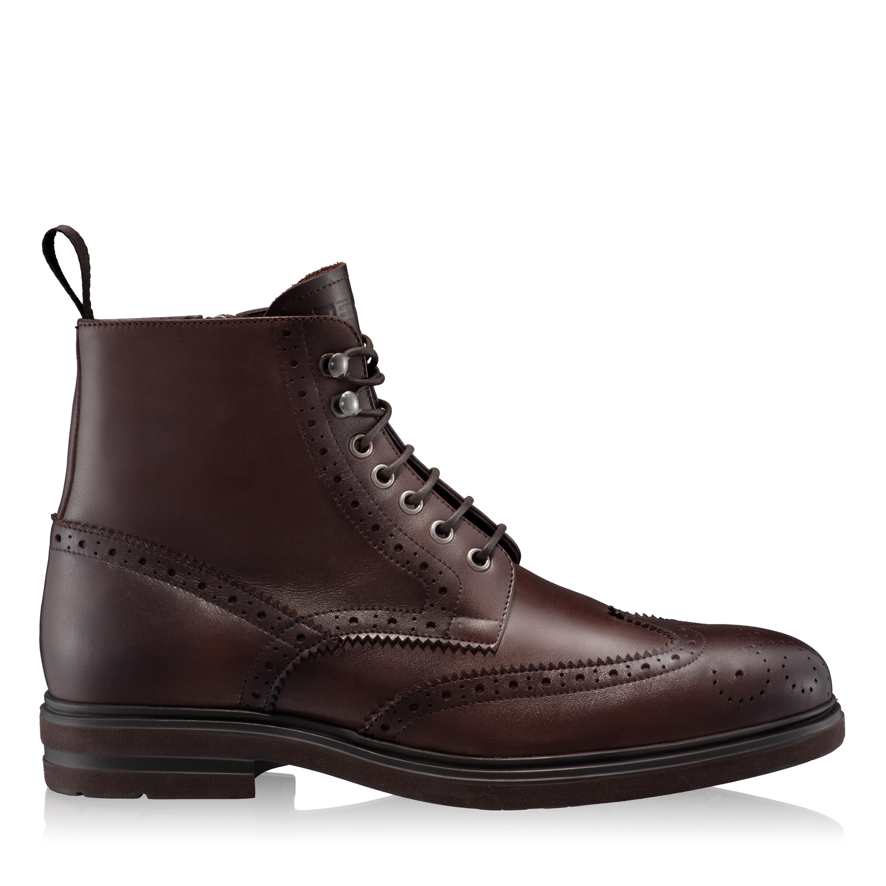 Men Genuine Leather Casual Boots 7333 Vitello T.Moro