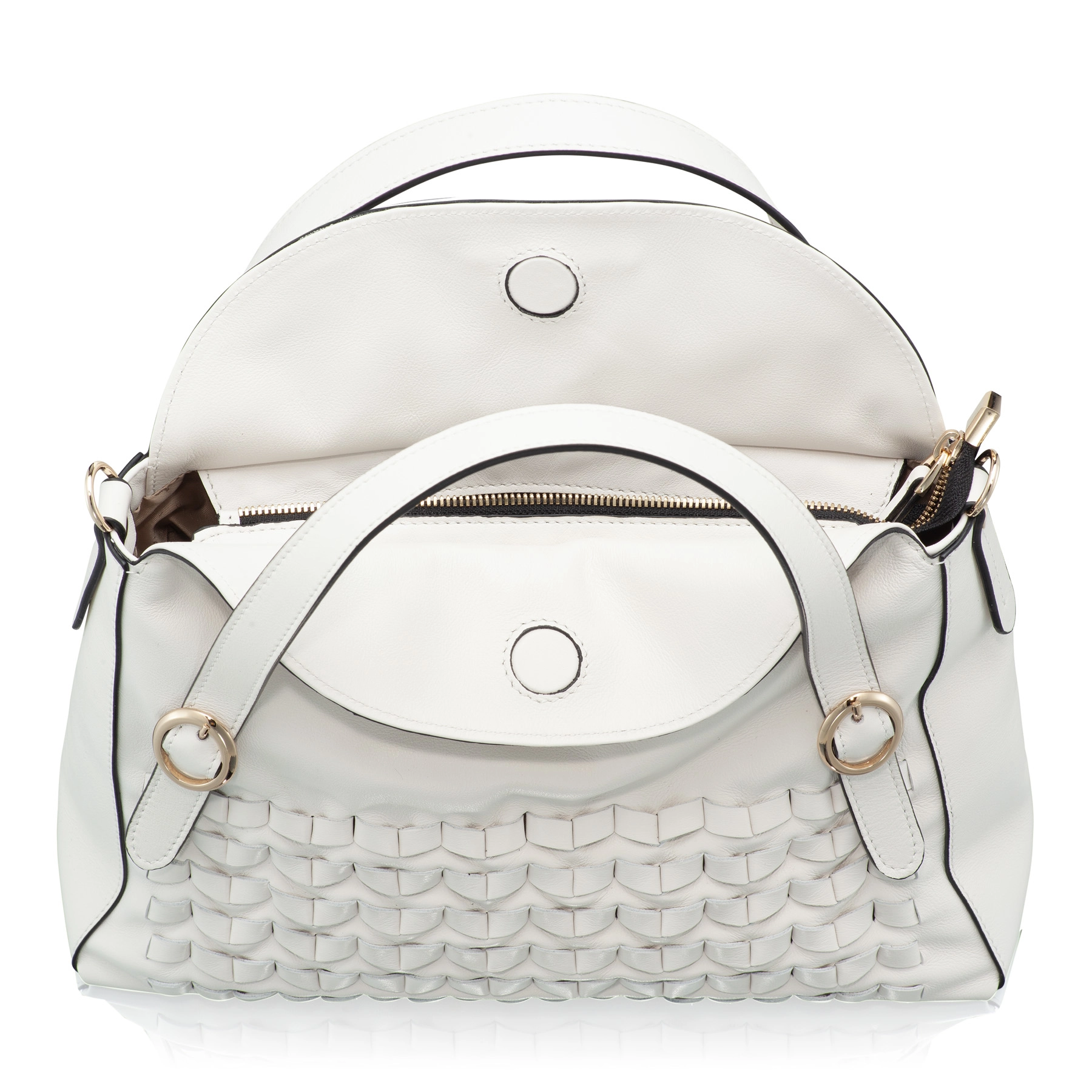 HANDBAG WOMAN FANIA 01 VITELLO PANNA