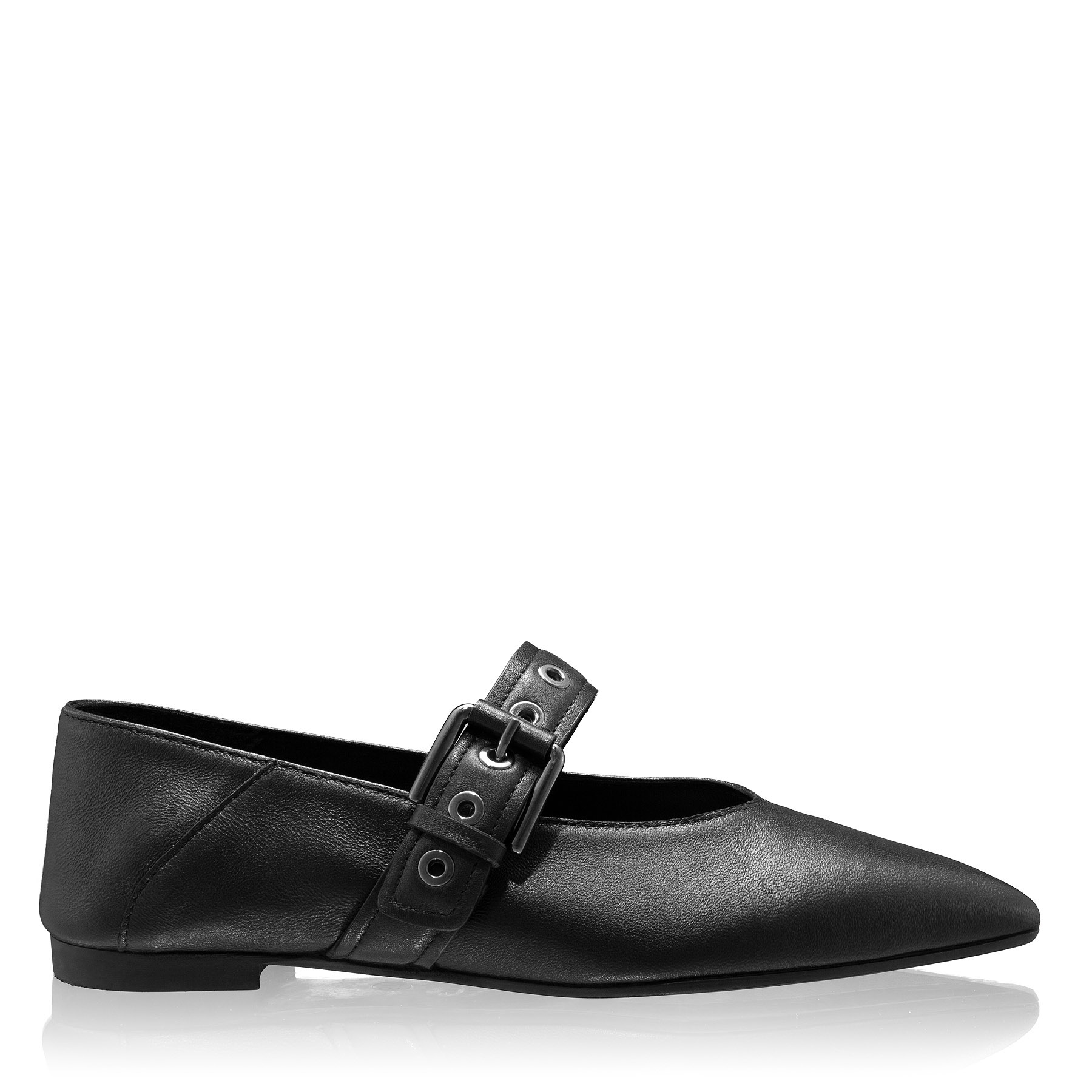 Women Ballerina Flats 8231 Vitello Black