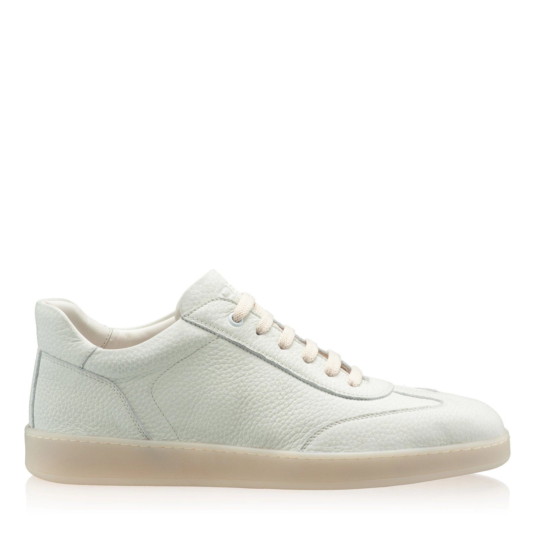 Men Genuine Leather Sport Shoes7087 Bottalato Panna