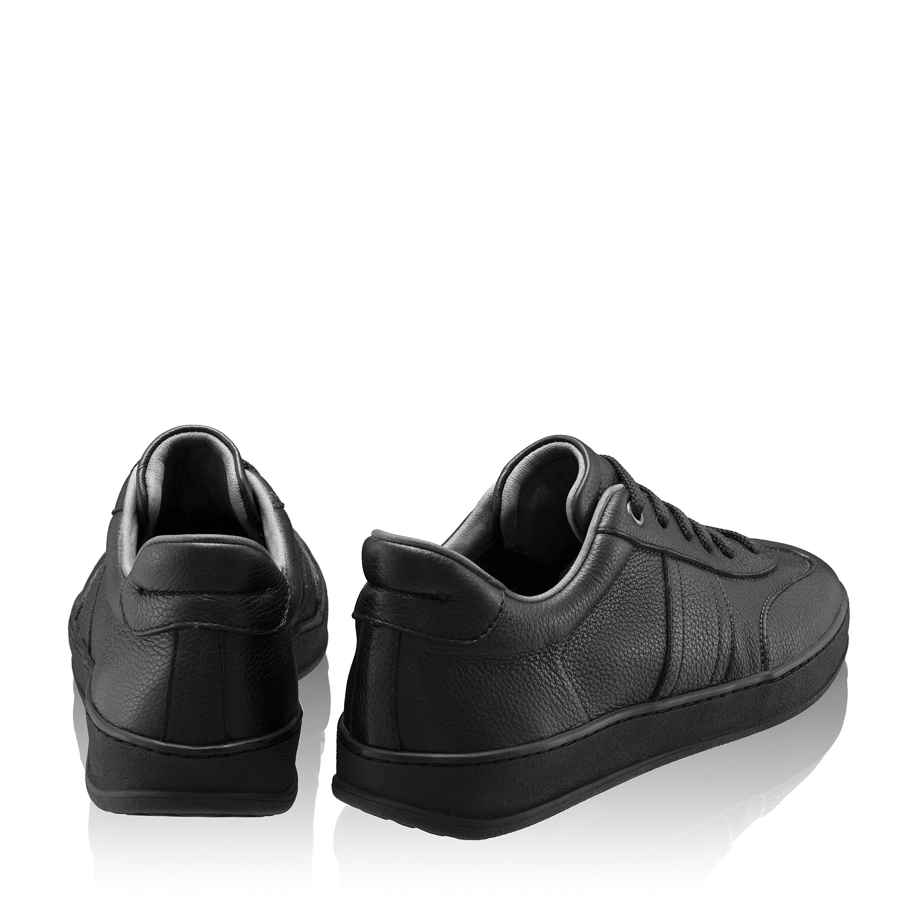 Women Leather Sport Shoes 8066 Bottalato Black