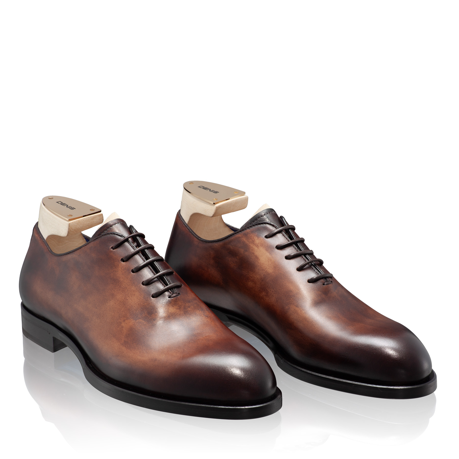 Men Handmade Elegant Shoes 7712 Vitello Brown