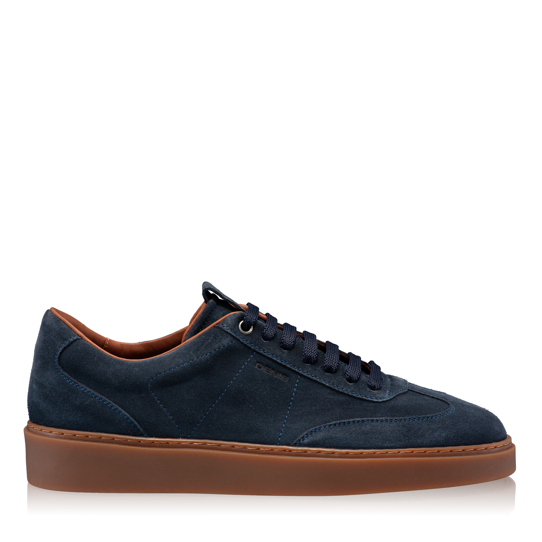 Men Suede Leather Sport Shoes 7610 Crosta Blue