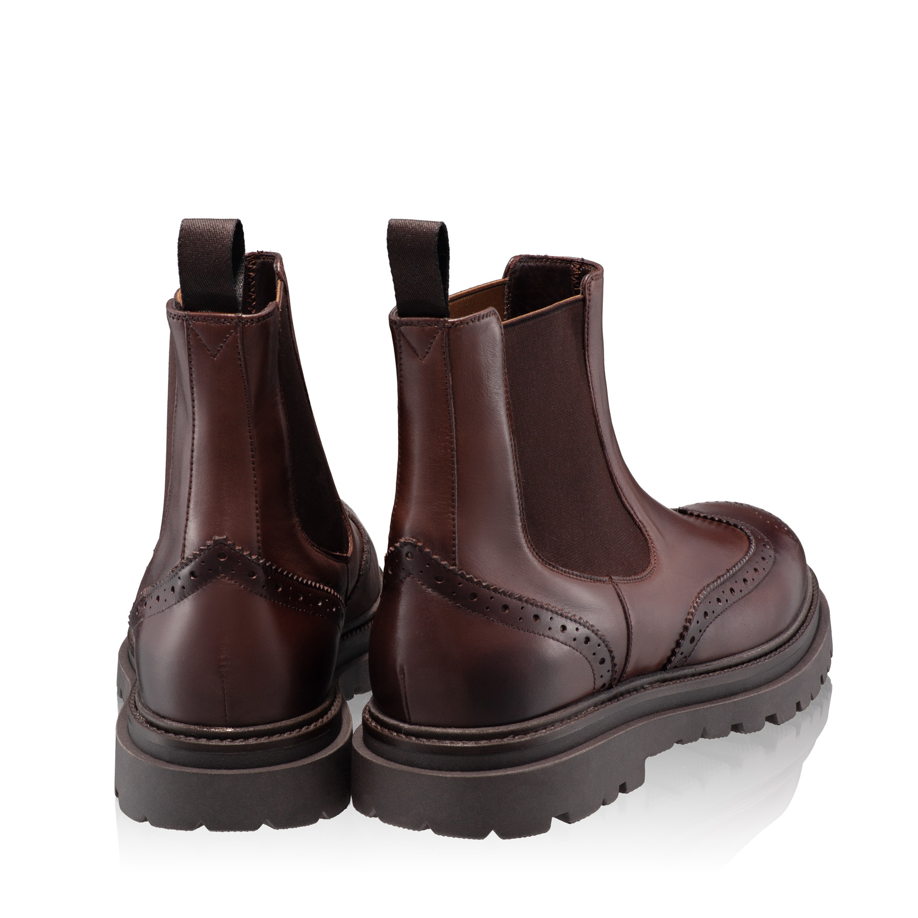 Men Genuine Leather Casual Boots 7320 Vitello T.Moro