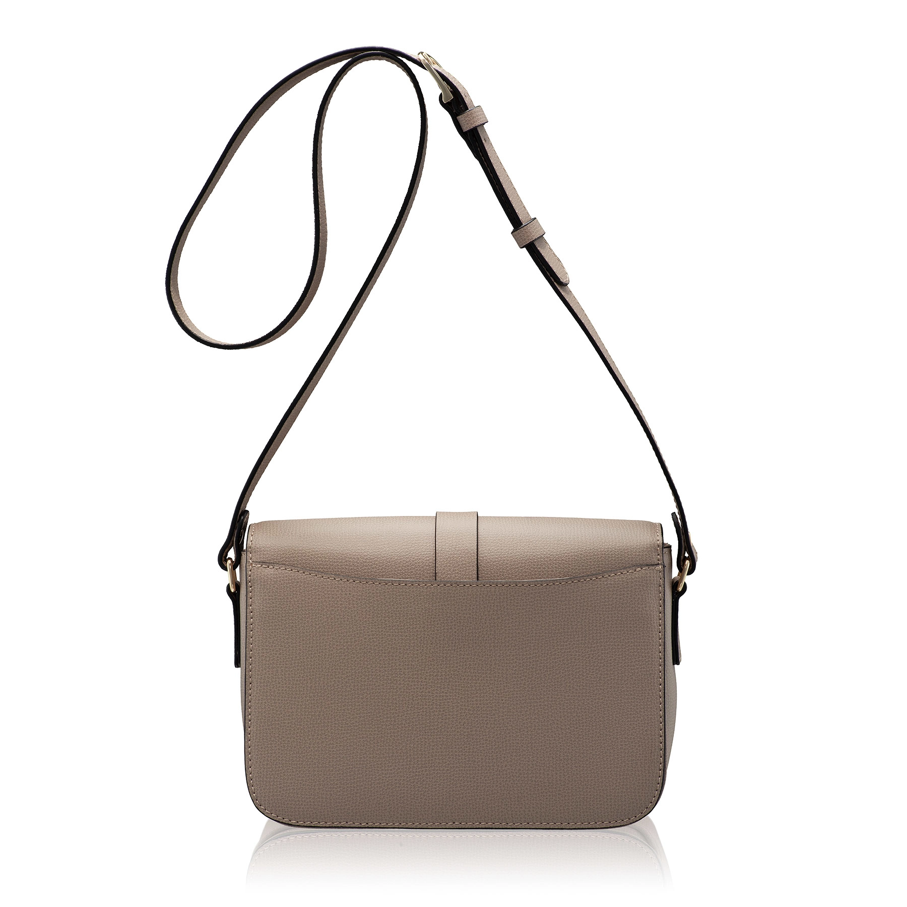 Women Leather Hand Bag ANERA 01 VIT STAMP TAUPE