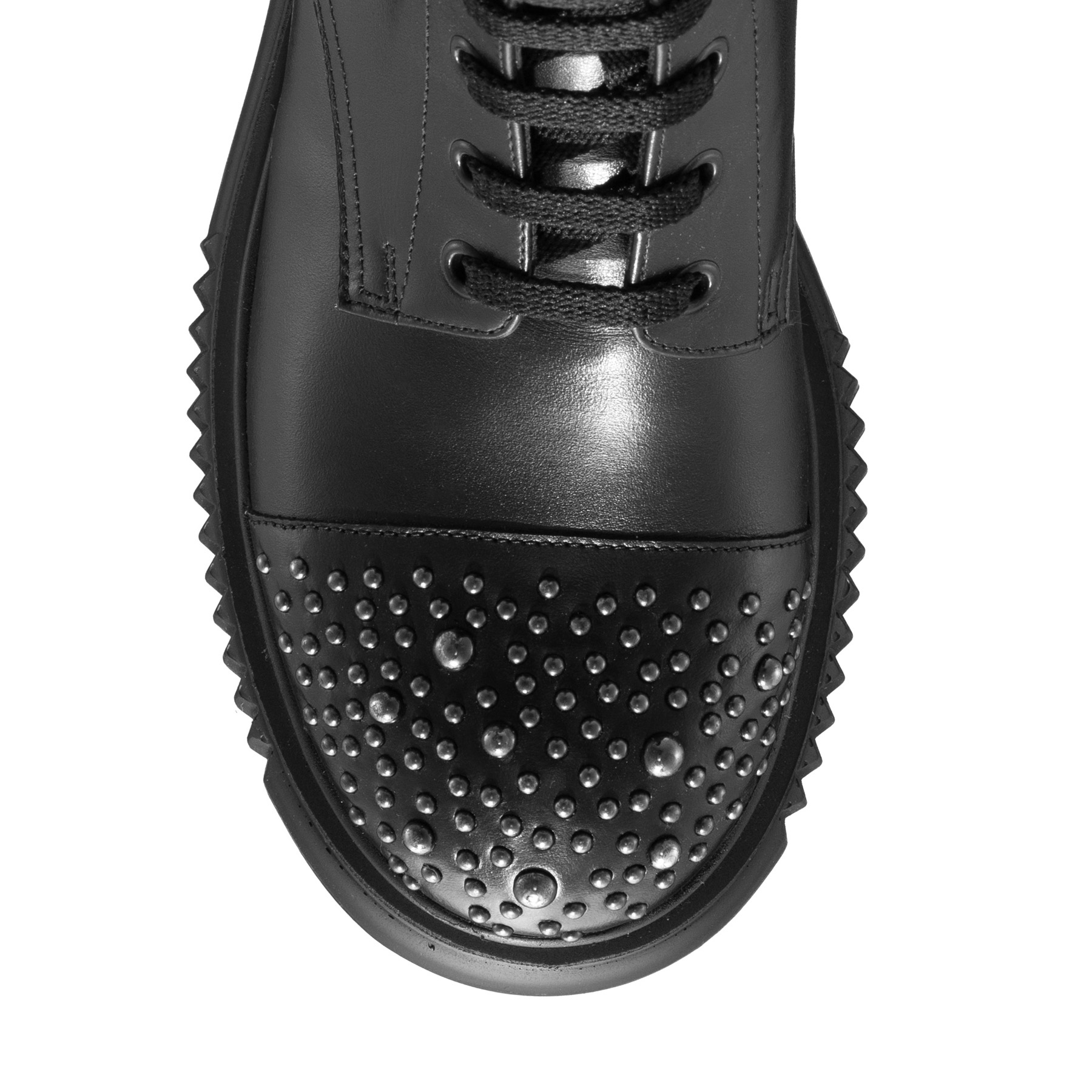 Women Leather Casual Boots 7261 Vitello Black