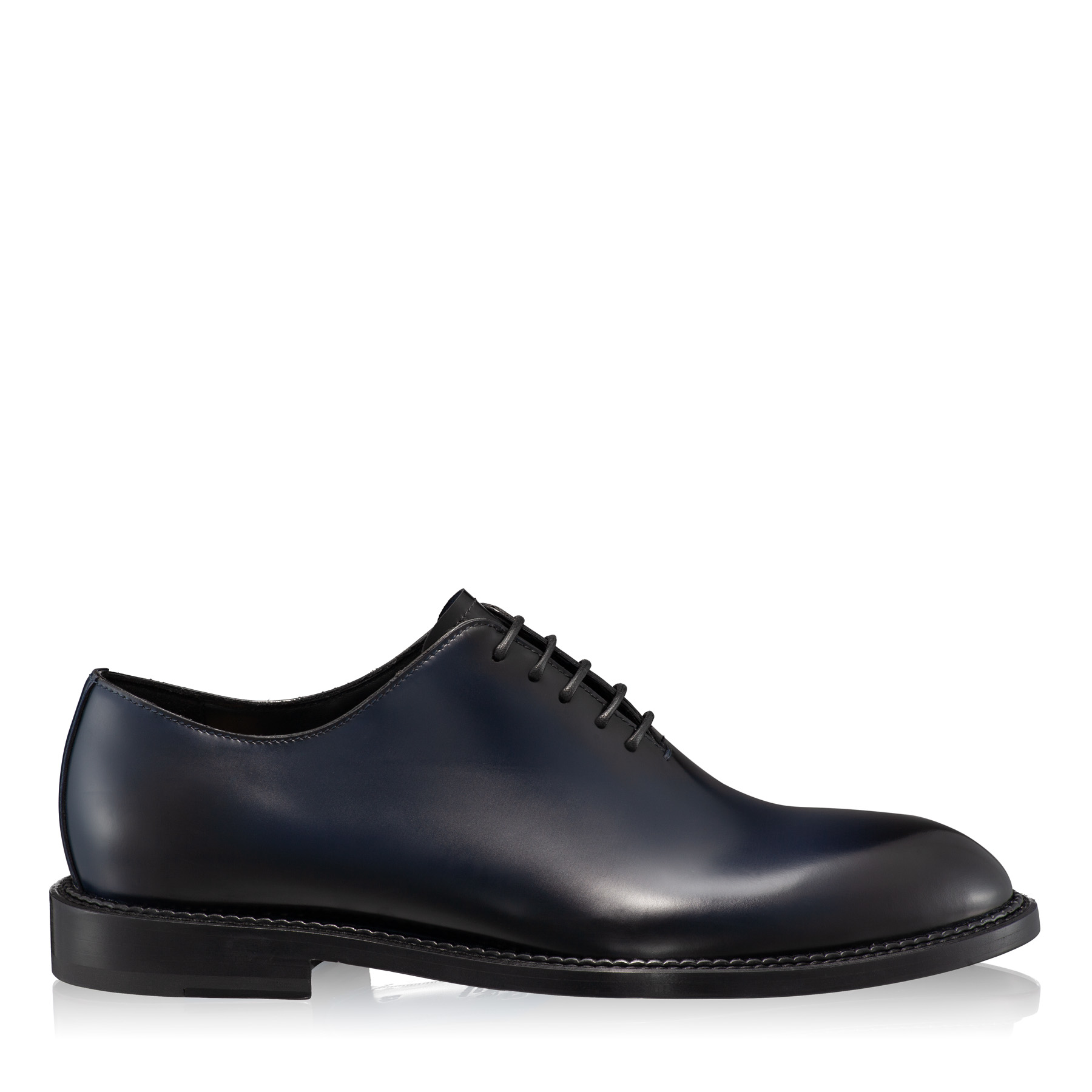 Men Genuine Leather Shoes 7035 Abrazivato Blue