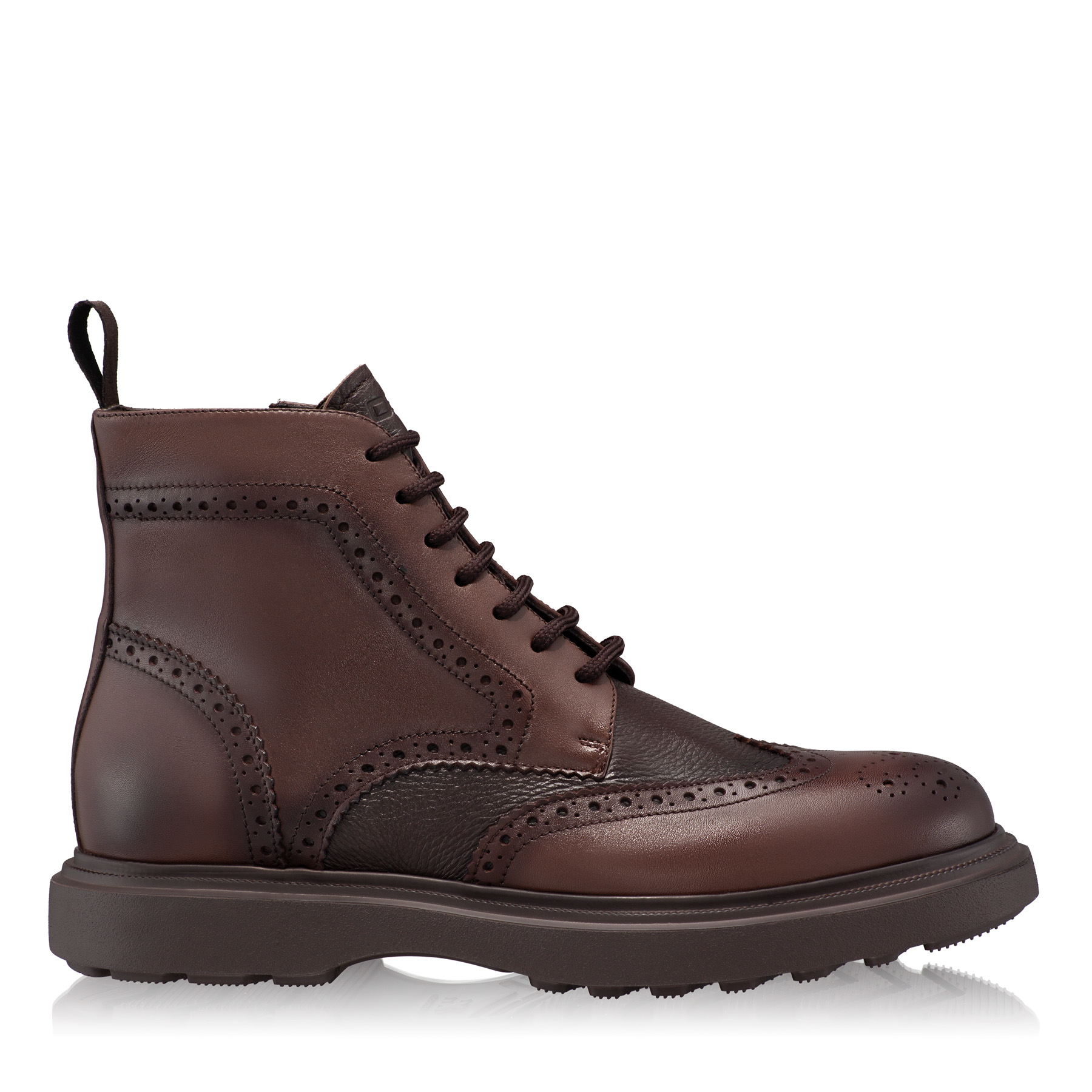Men leather boots 7679 Vitello T.Moro