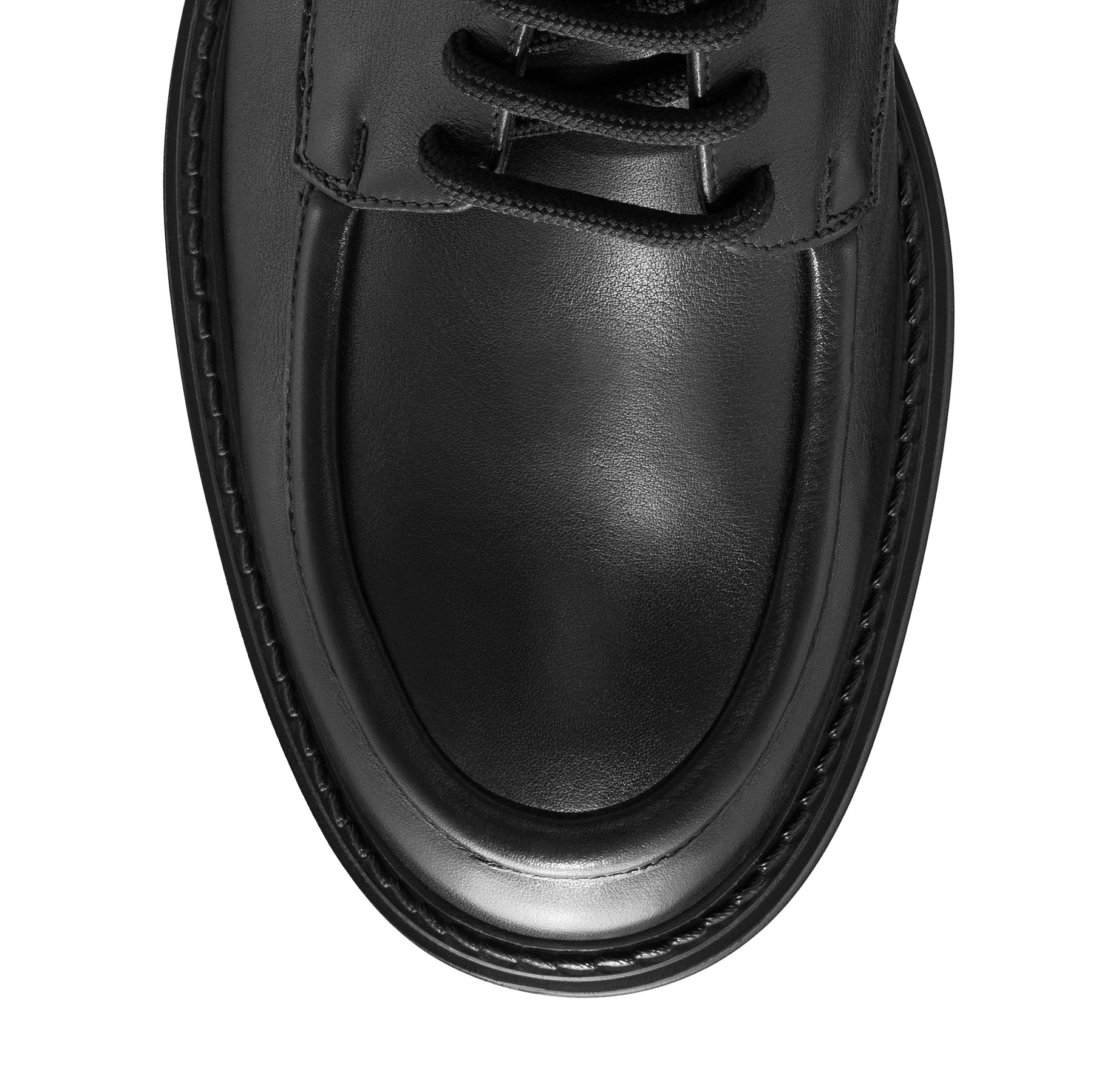 Men Genuine Leather Boots 7677 Vitello Black