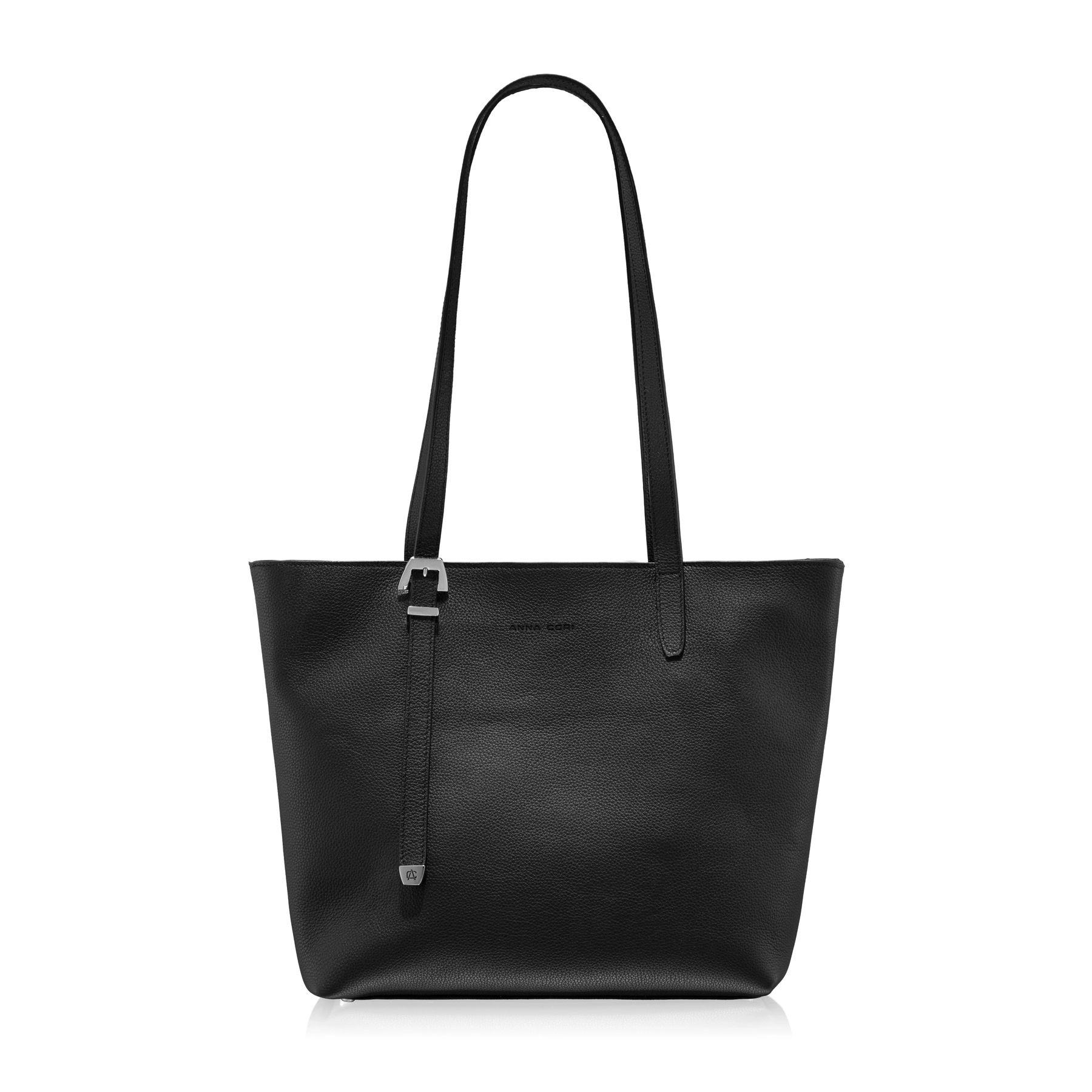 Women Leather Shoulder Bag MARIEL 03 BOTTALATO BLACK