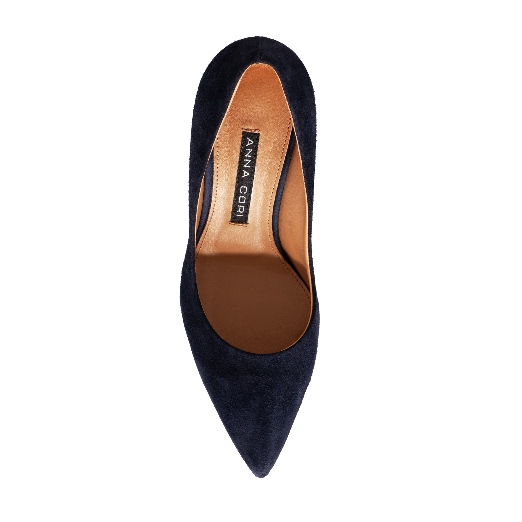 High-heel Pointed Toe Pumps 8026 Camoscio Blue
