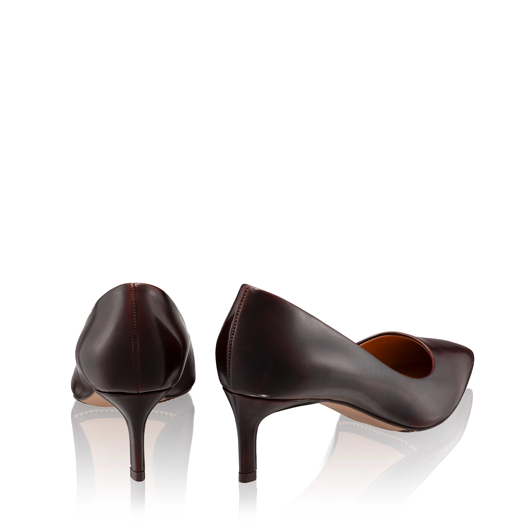 Mid-heel Pointed Toe Pumps 8220 Vitello T.Moro