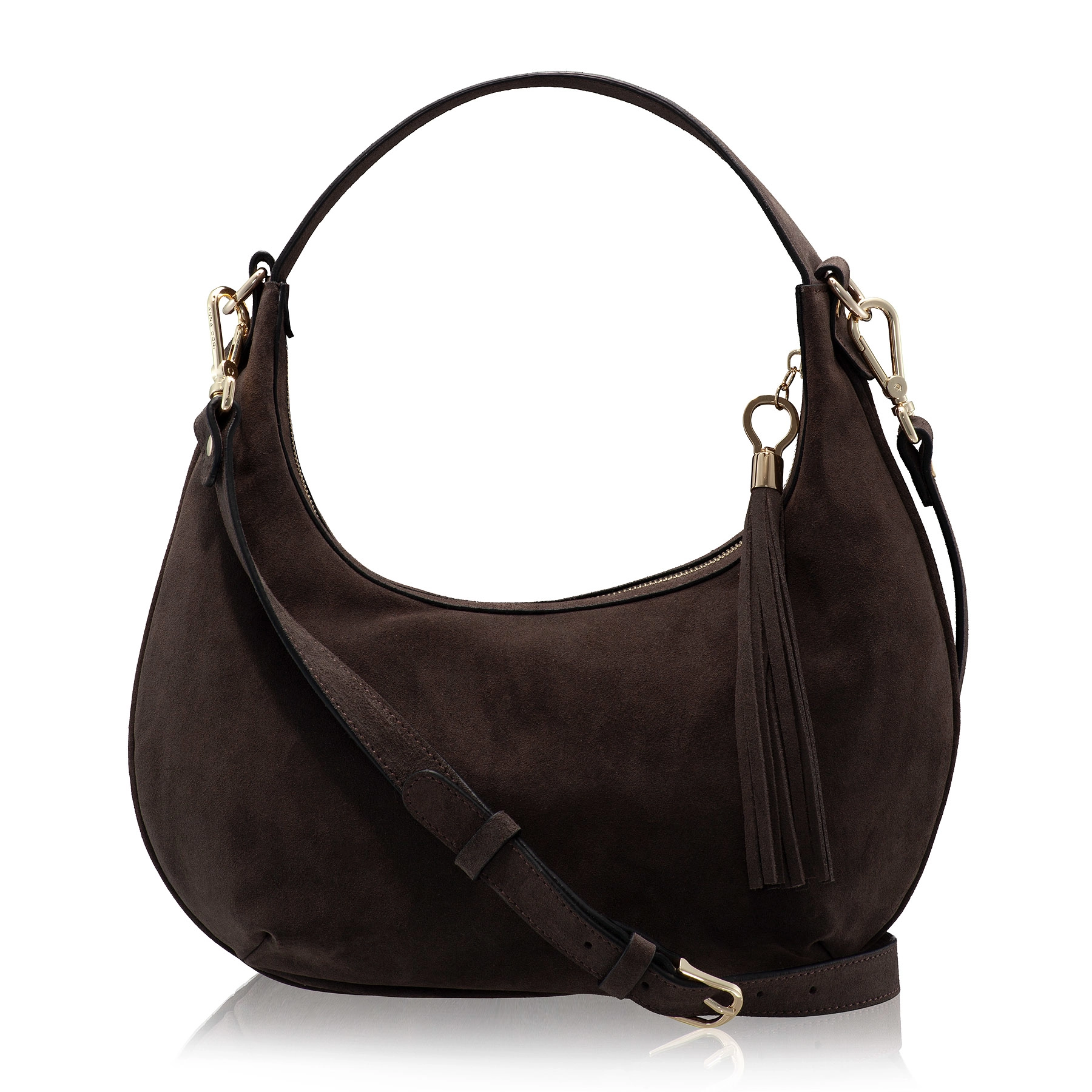 Women Leather Hand Bag NORY 01 CROSTA ANTRACITE